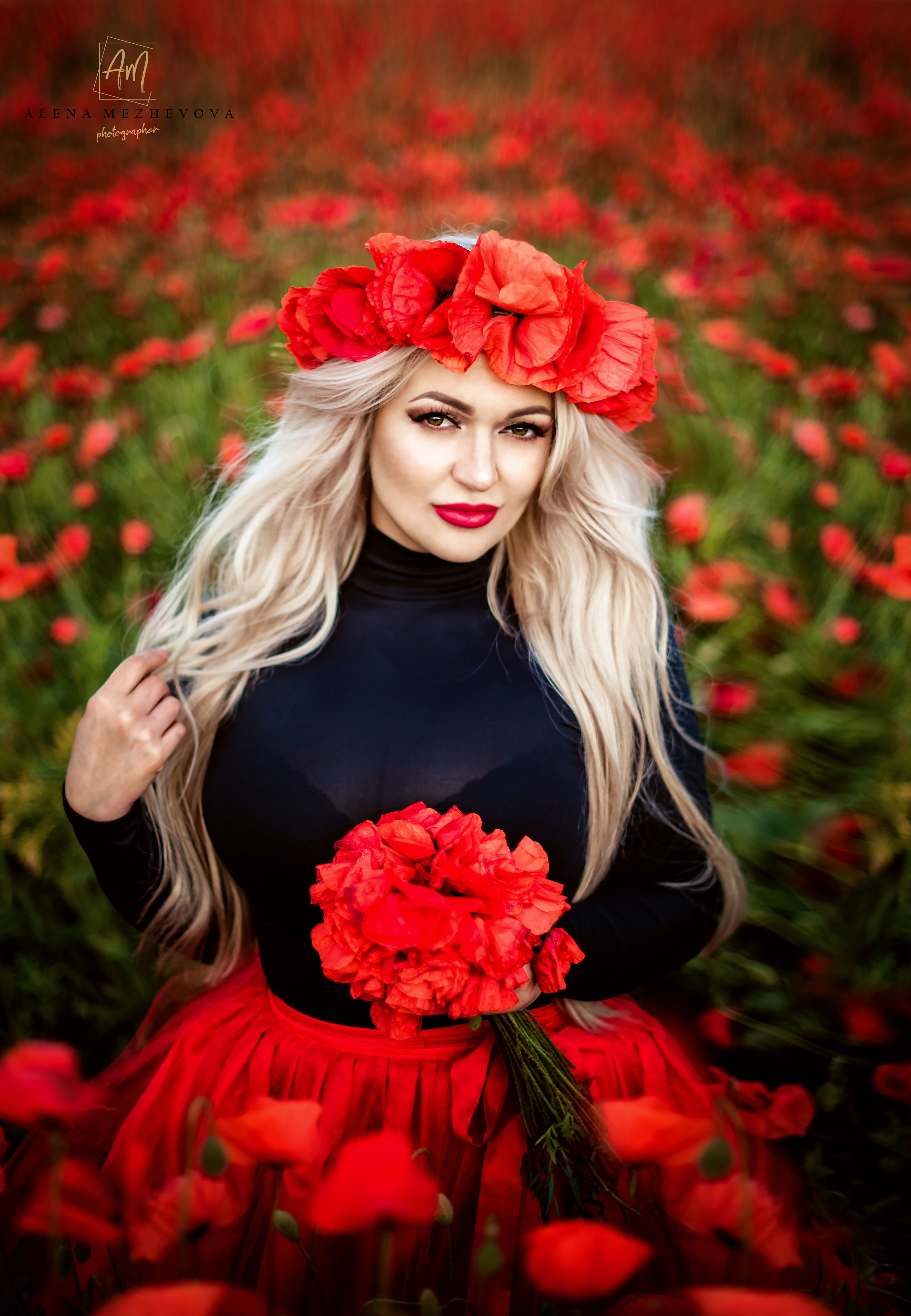 Фотосессия в маках. Свадебный и семейный фотограф и видеограф, Крым, Москва, Санкт -Петербург