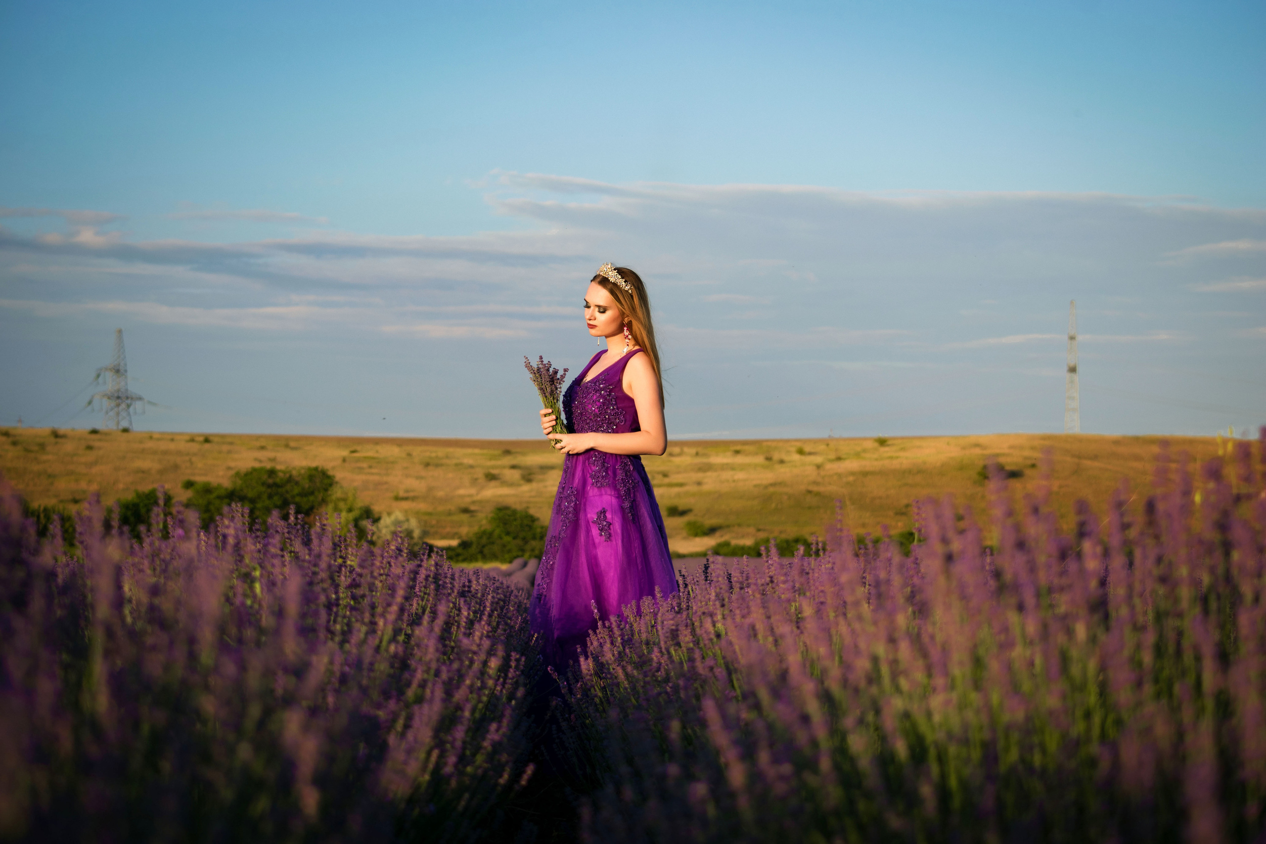 Фотосессия в лаванде. Свадебный и семейный фотограф и видеограф, Крым, Москва, Санкт -Петербург