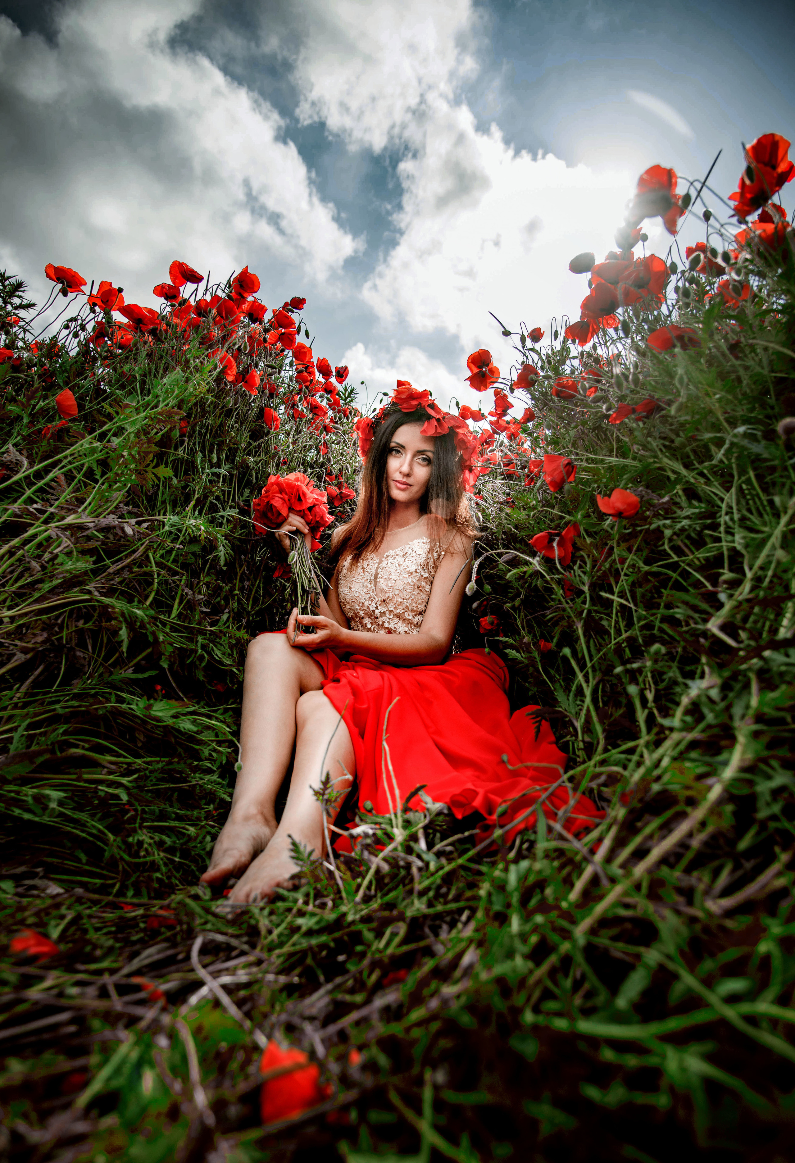 Фотосессия в маках. Свадебный и семейный фотограф и видеограф, Крым, Москва, Санкт -Петербург