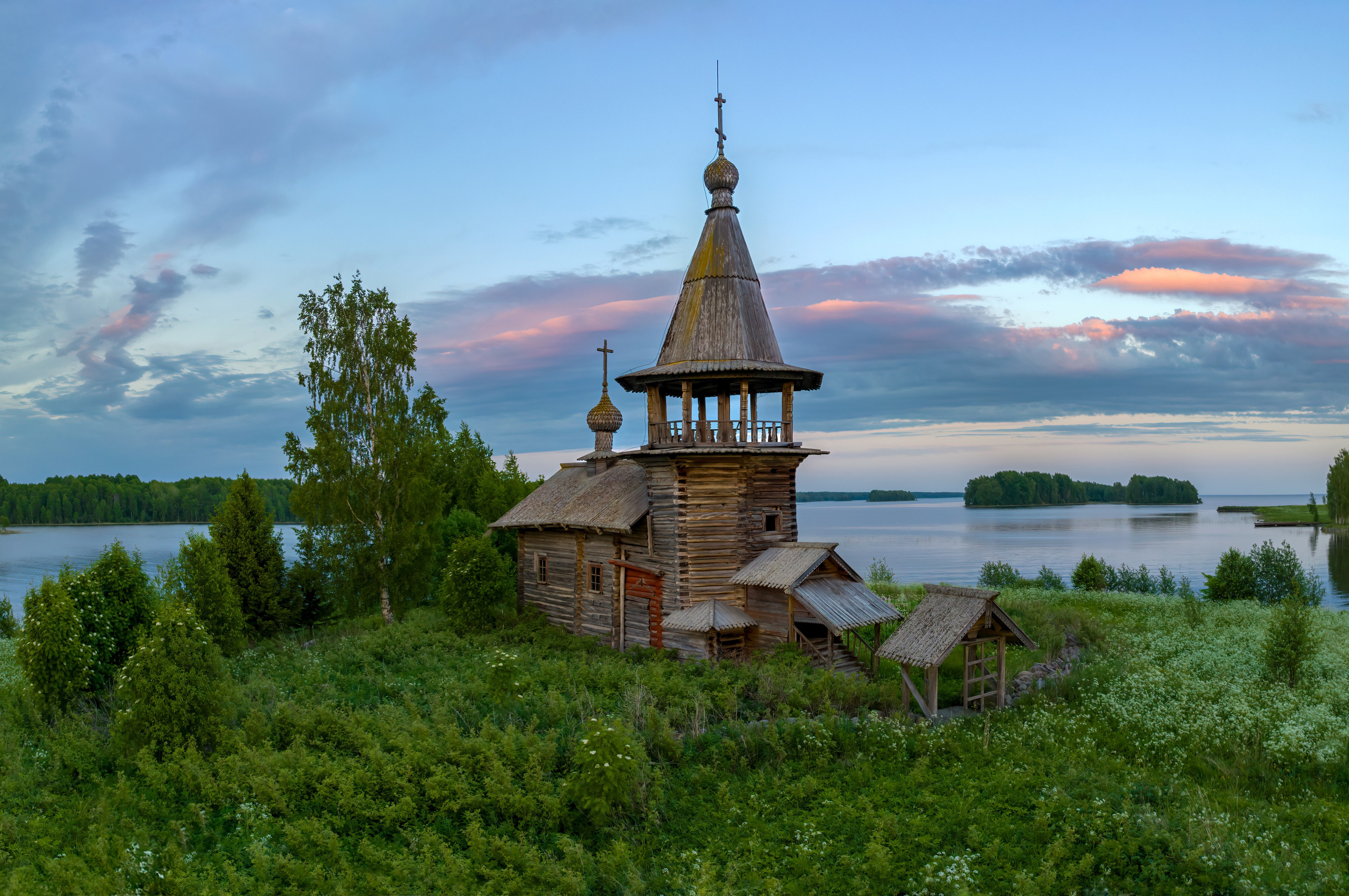 Деревянная архитектура Карелии. Аэросъемка. Фото и Видео в Карелии. Алексей Фрилунд