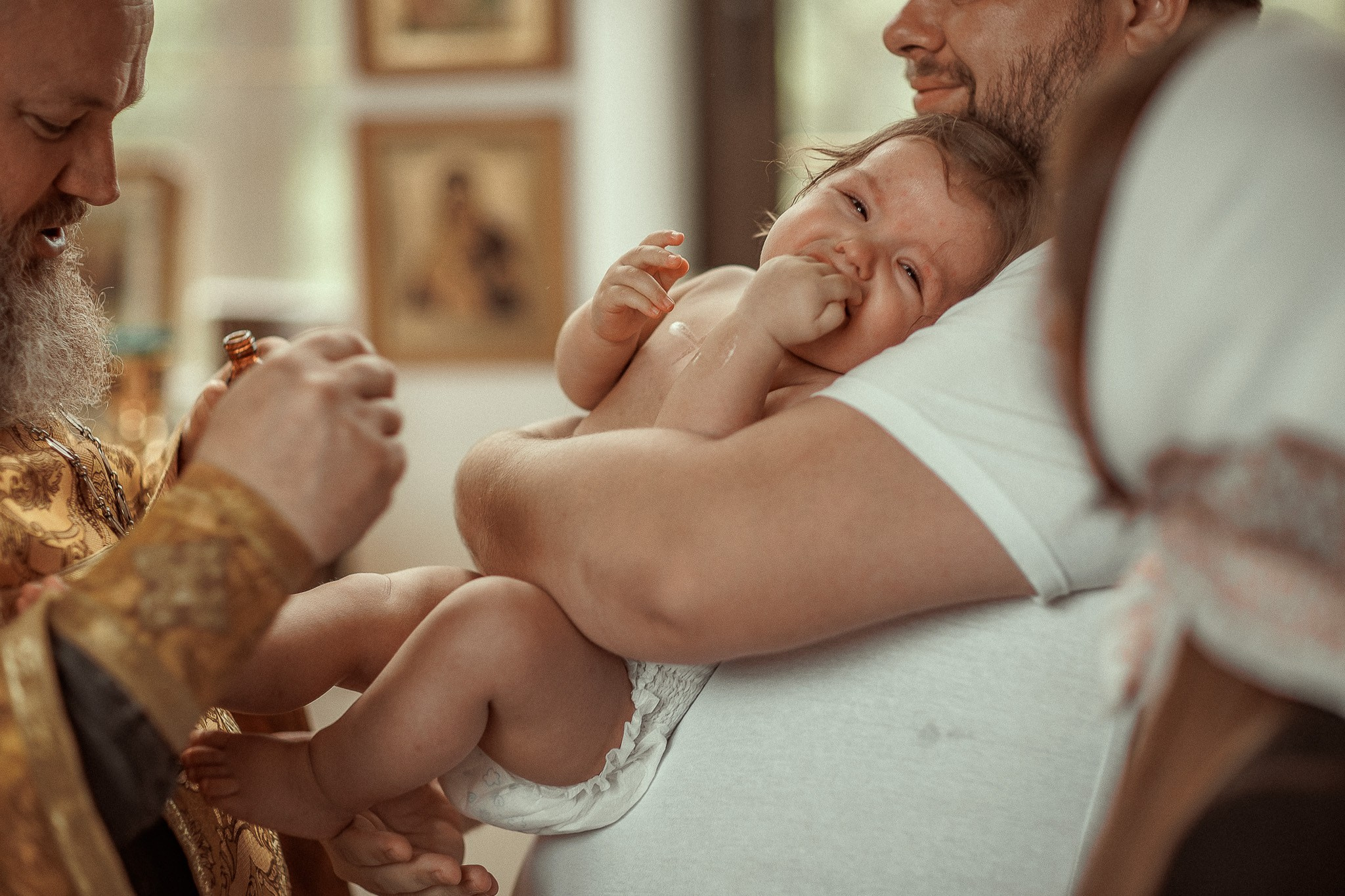 Таинство Крещения Полины. 15.04.2024. Детский семейный фотограф в Абинске