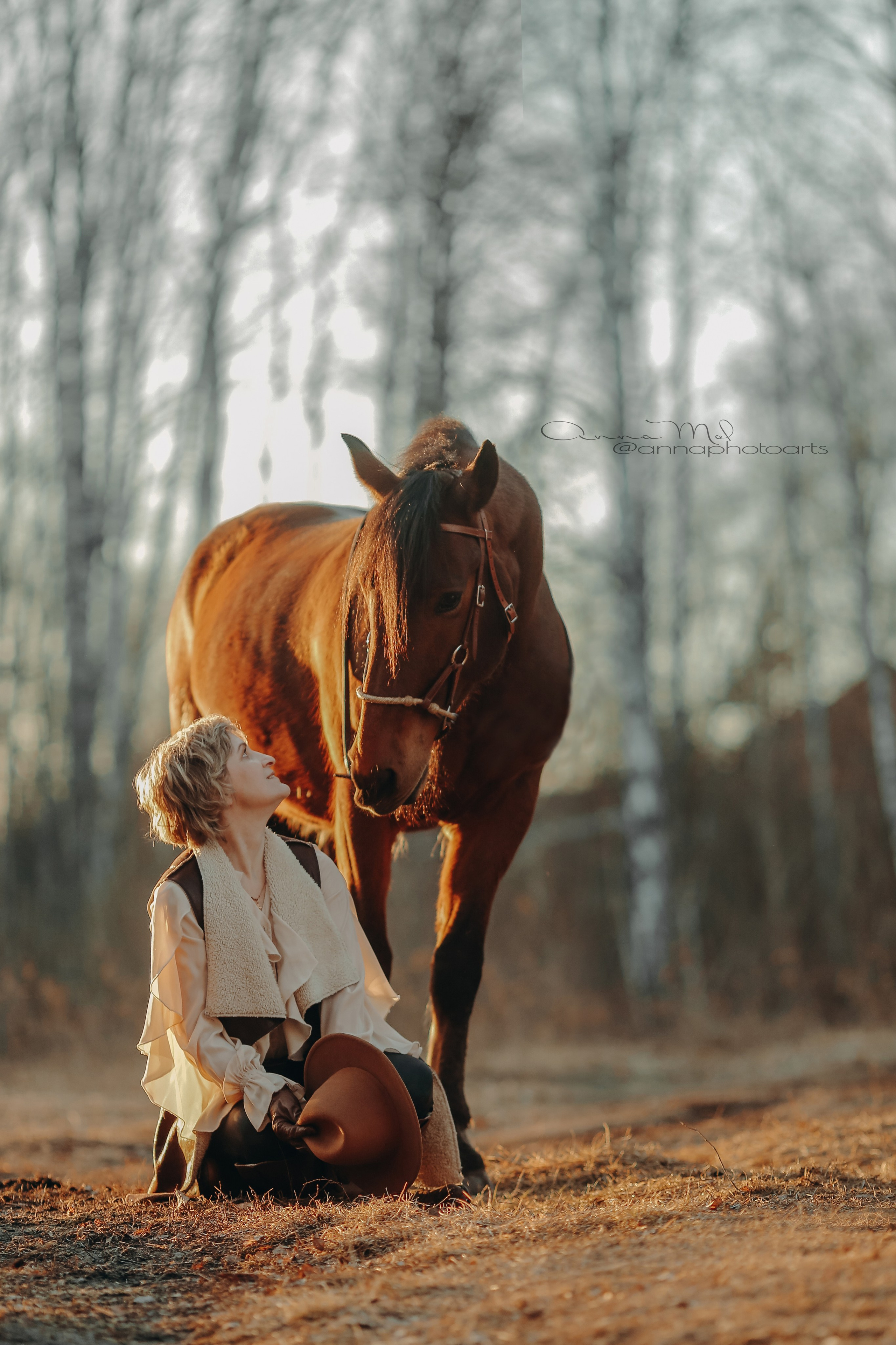 Наталья и Талисман. Анна Молчанова конный фотограф в Тюмени | фотосессии с лошадьми Тюмень