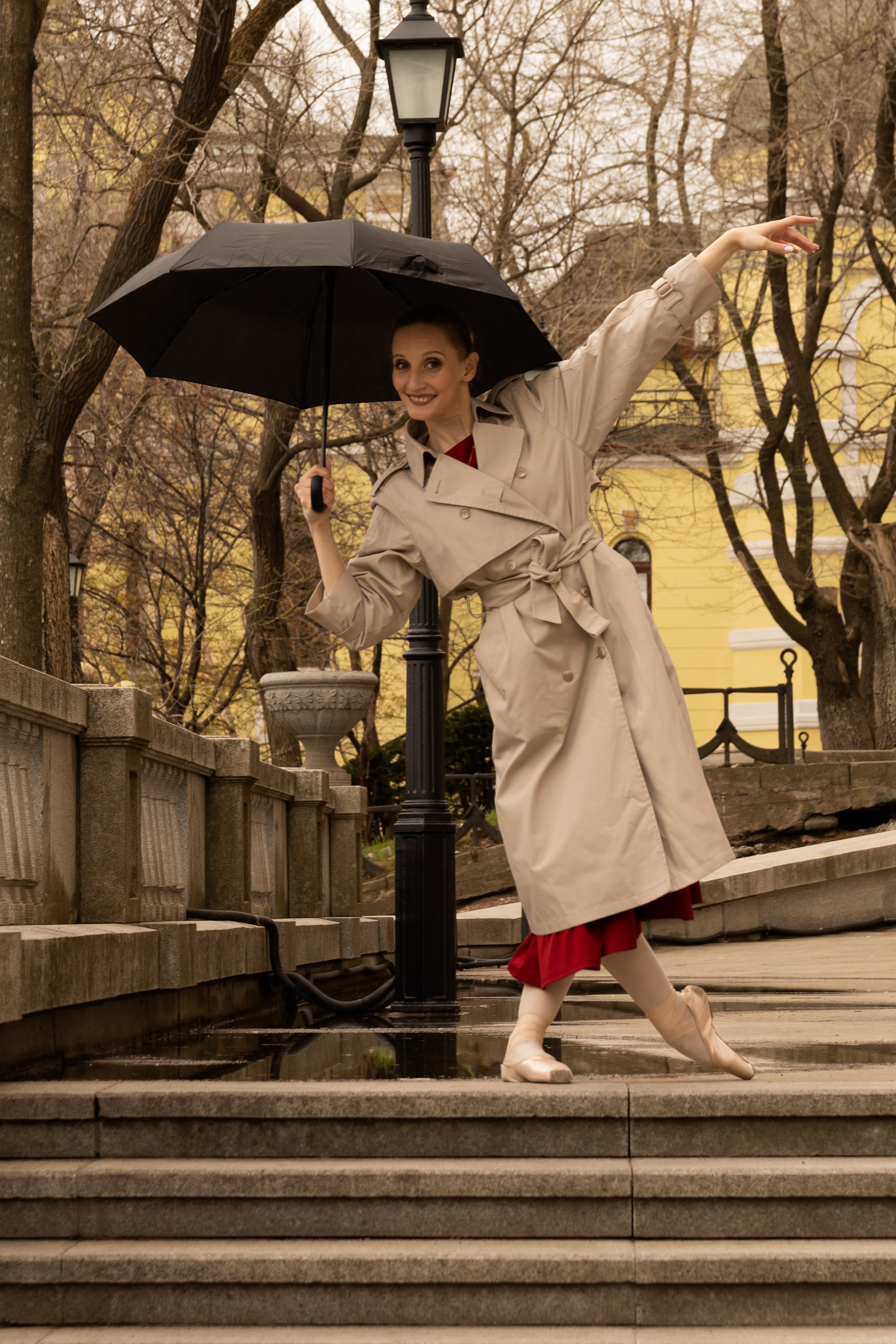 Балерина в городе. Фотограф Владивосток