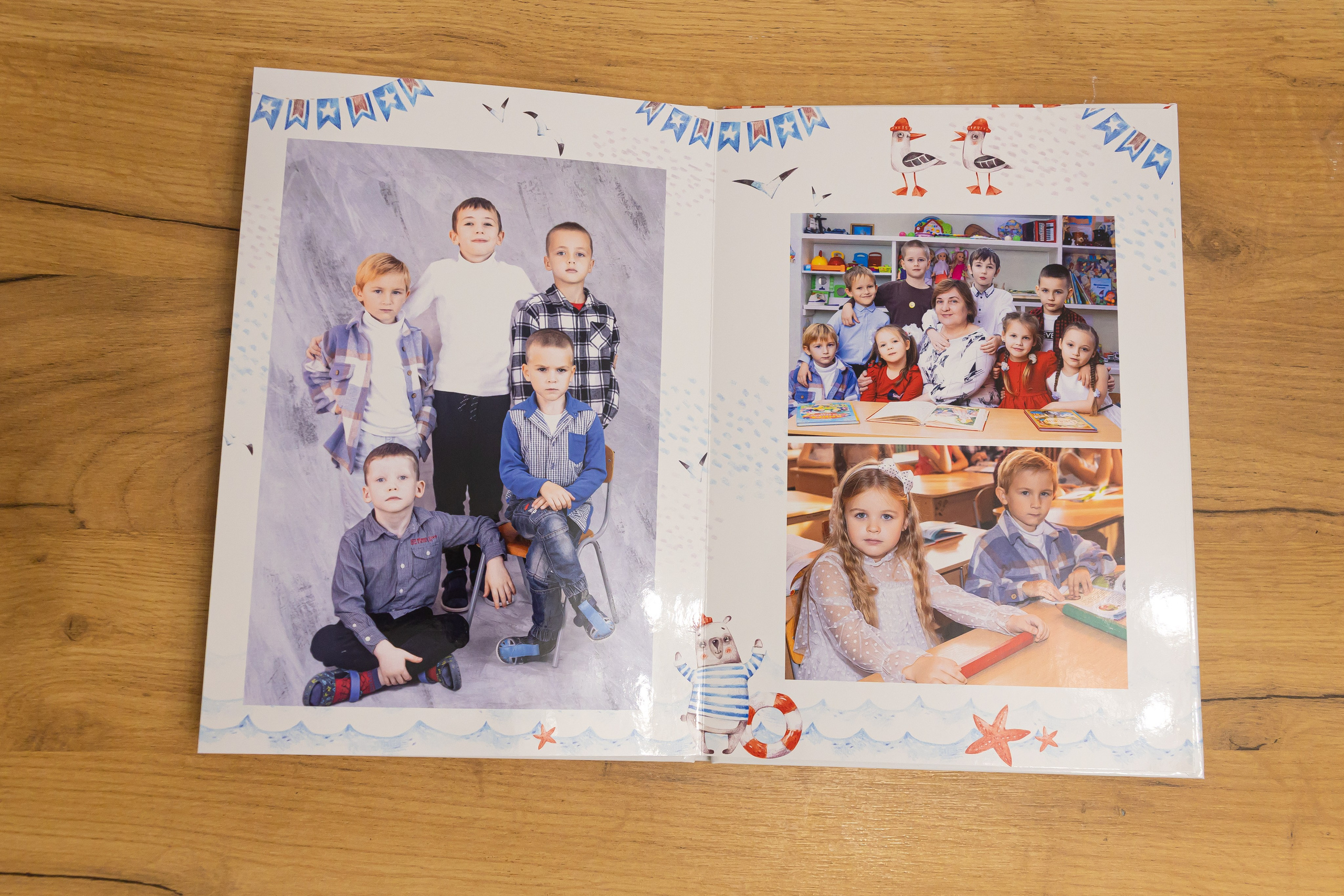 Виньетка  Для детского сада Морские медведи. Выпускные альбомы в Крыму, Севастополе и Симферополе