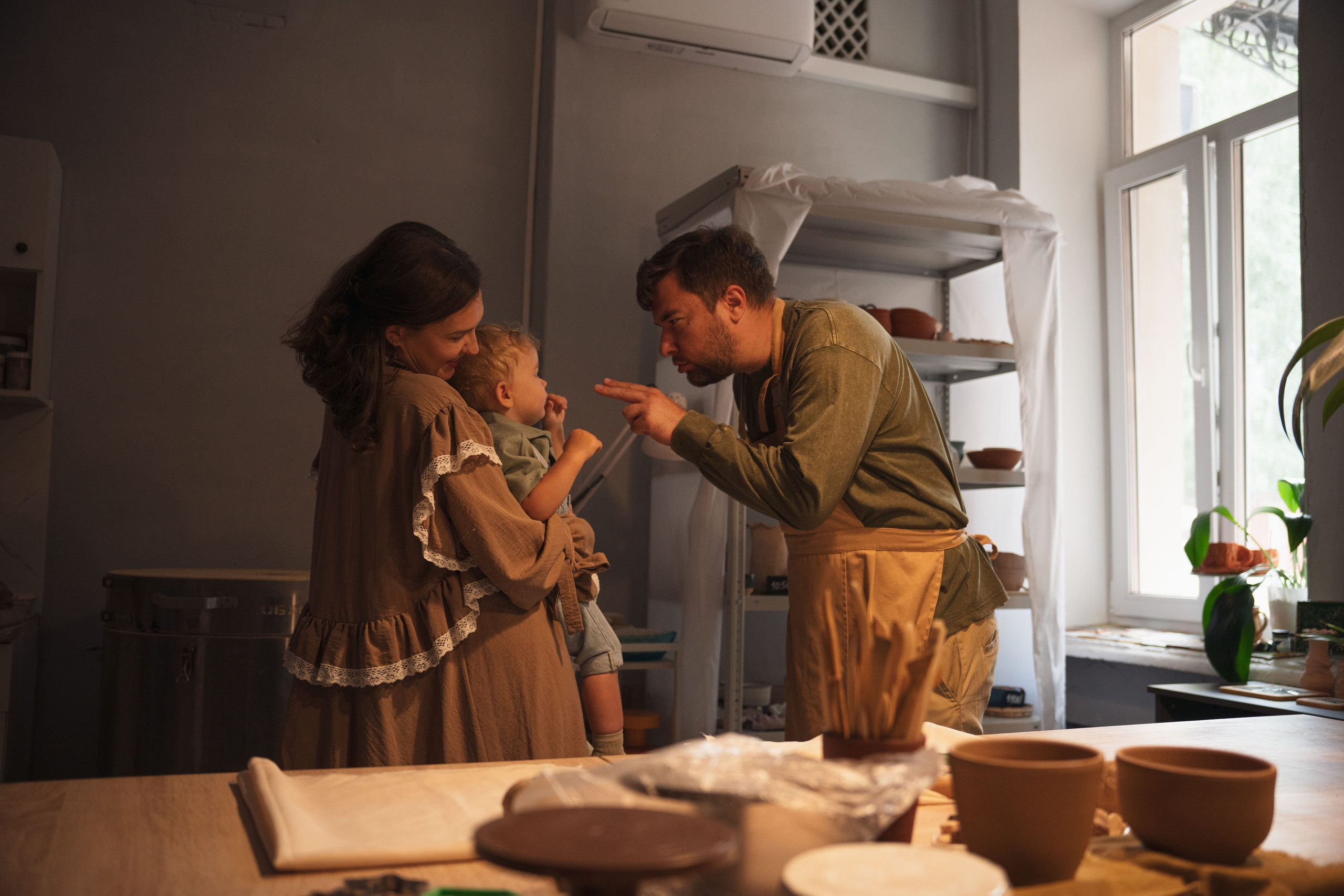 В гончарной. Семейный фотограф в Омске Александра Яровикова