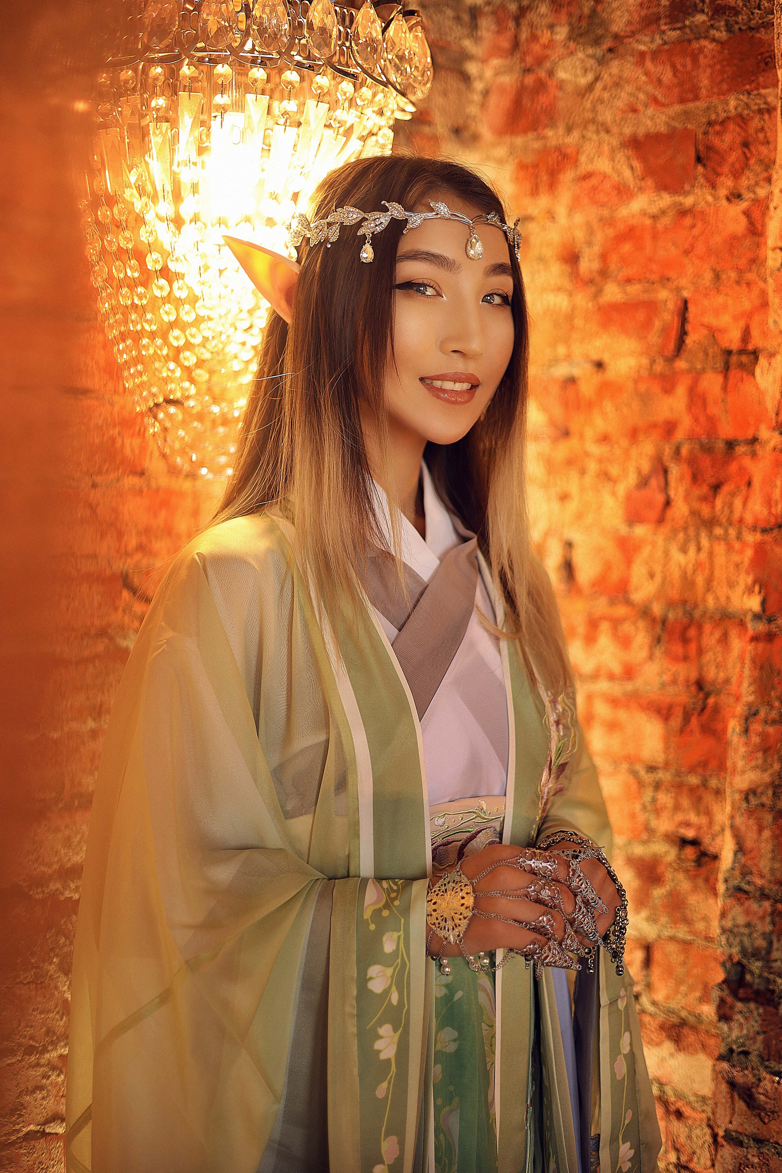 Полный костюм Эльфа для фотосессии. Эксклюзивный фотограф японских сказок в Екатеринбурге