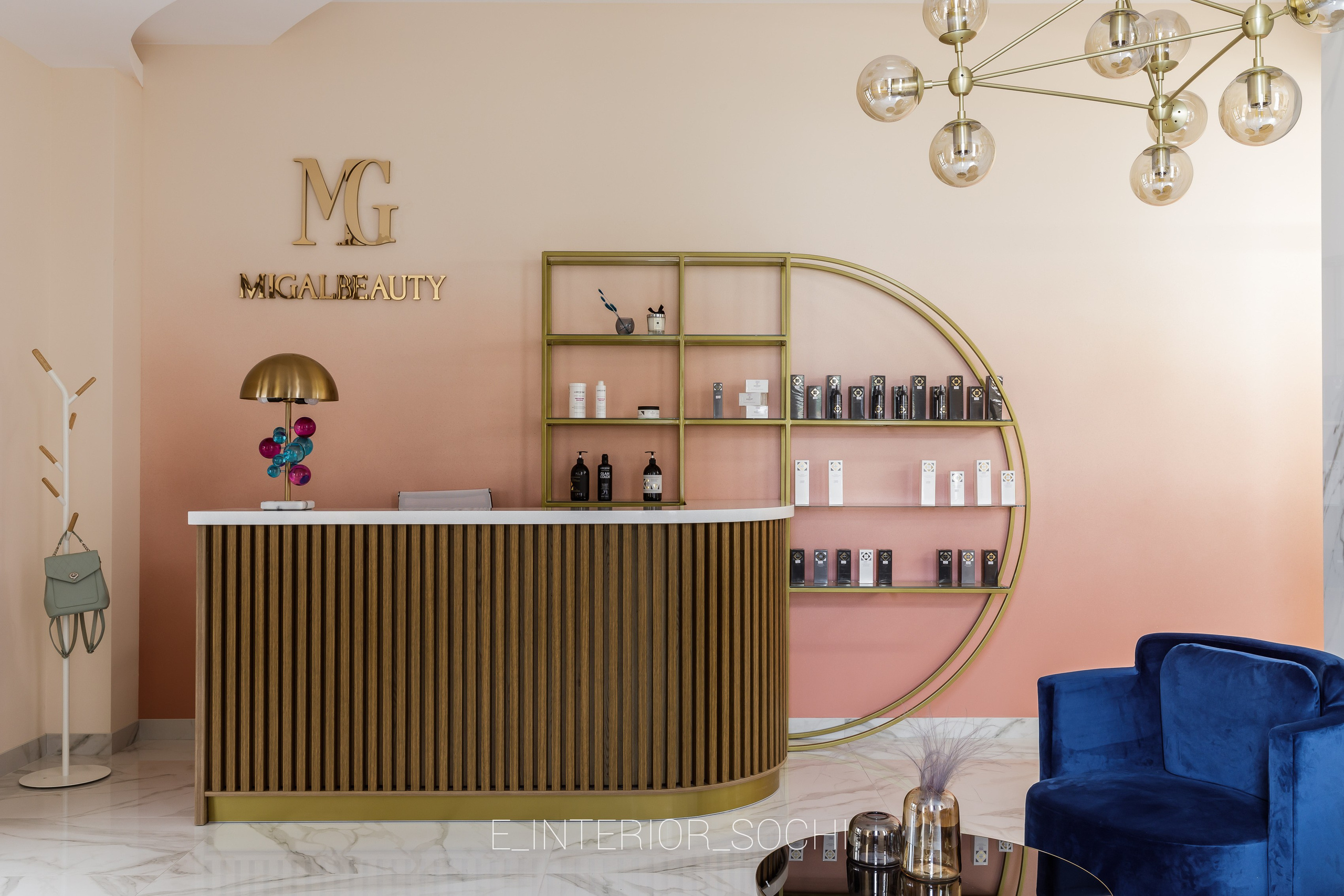 BEAUTY_MIGAL. Дизайн интерьера Евгения Тисленко