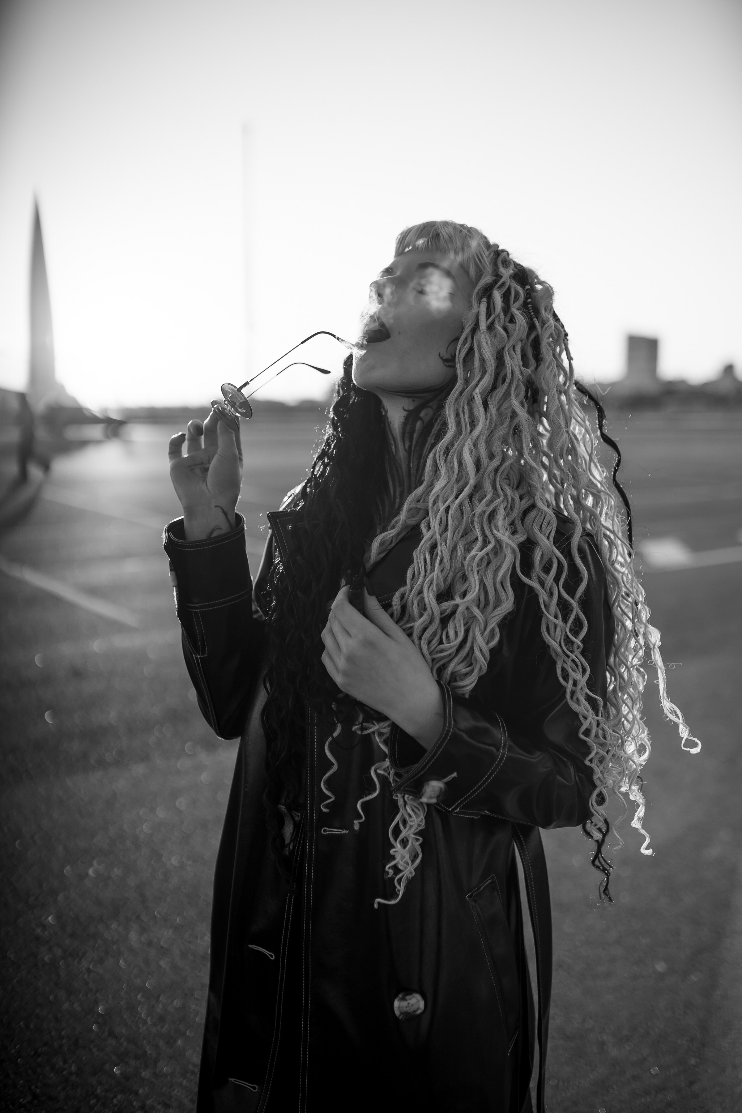 Оля. Паркинг. Портретный фотограф в Санкт-Петербурге Александр Быстрицкий