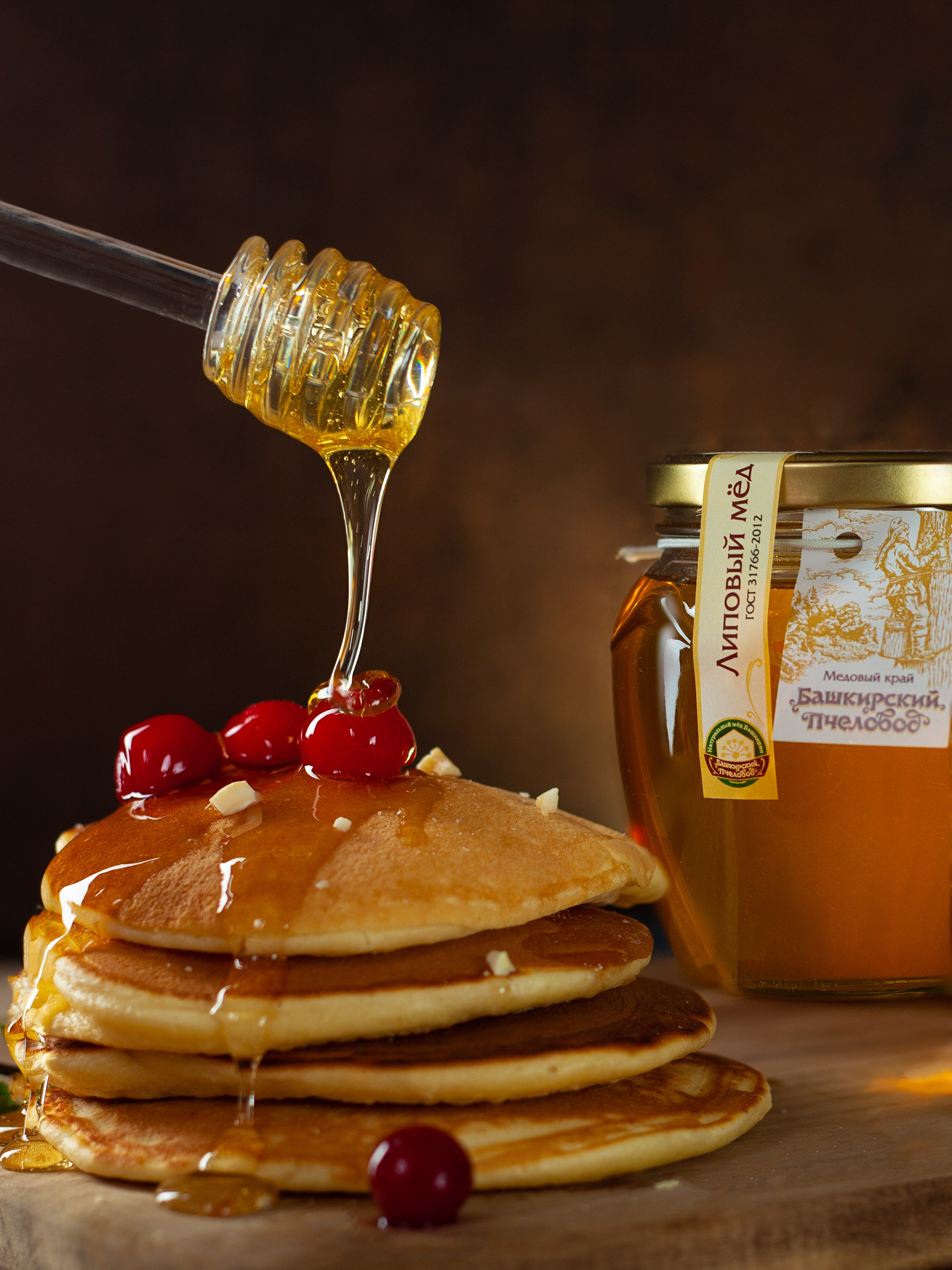 Мед «Башкирский пчеловод». Фудфотограф Предметный фотограф Пермь