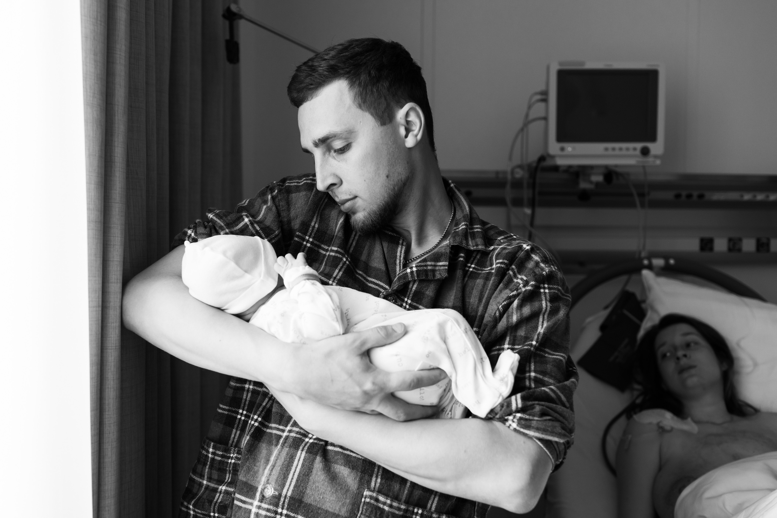 Съемка родов. Рождение Майи. Клинический госпиталь MD GROUP Лахта. Фотограф на роды в Санкт-Петербурге Екатерина Сысоева