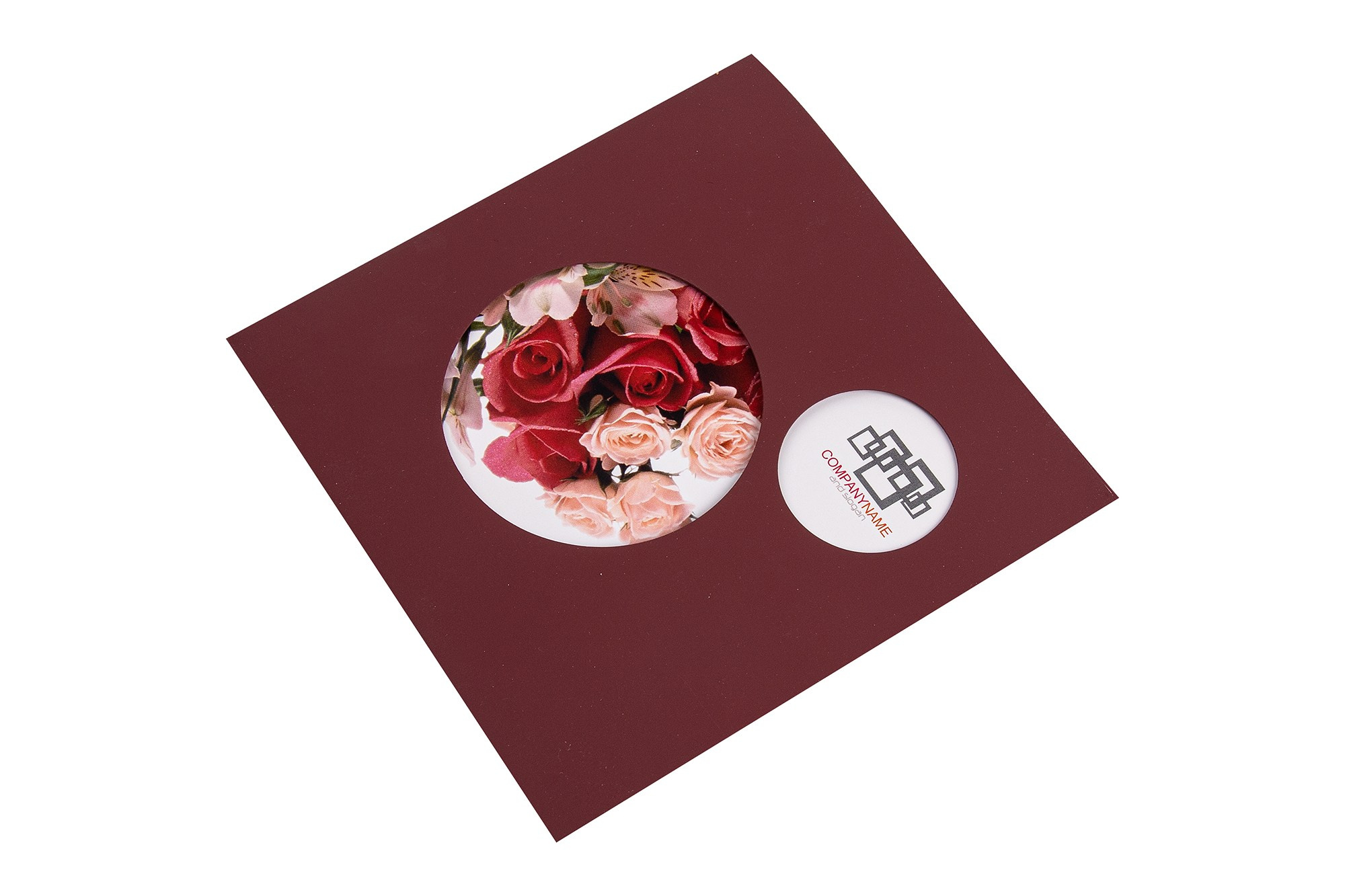 Открытка с цветами