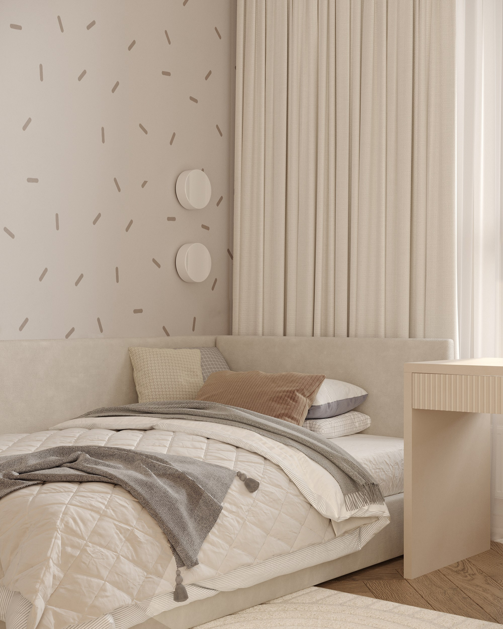 Дизайн трехкомнатной квартиры в ЖК Крыловка Парк Казань. Архитектор-дизайнер в Казани