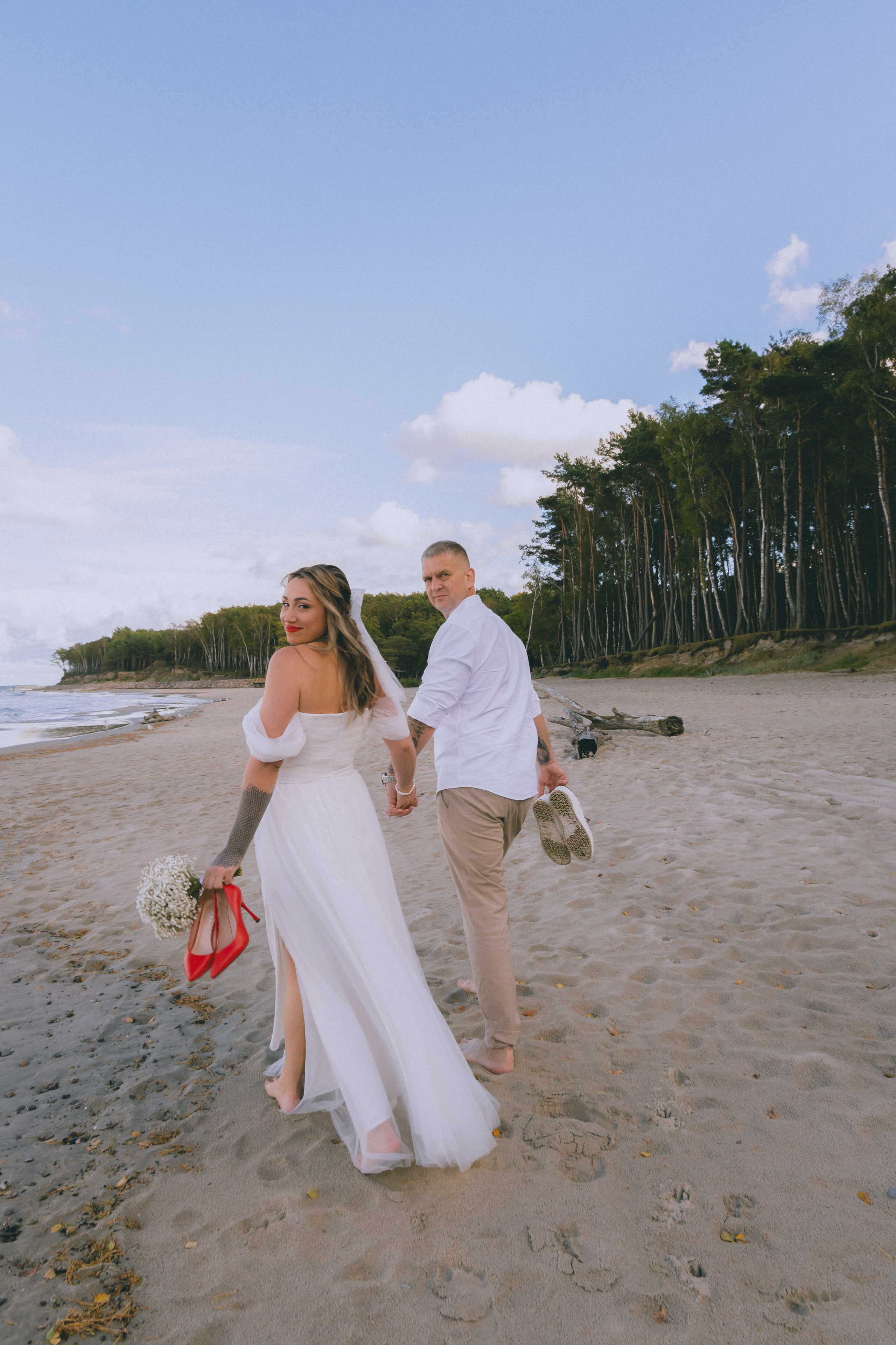 Свадьба Зои & Сергея | прогулка у моря. Фотограф в Калининграде Сокирко Светлана