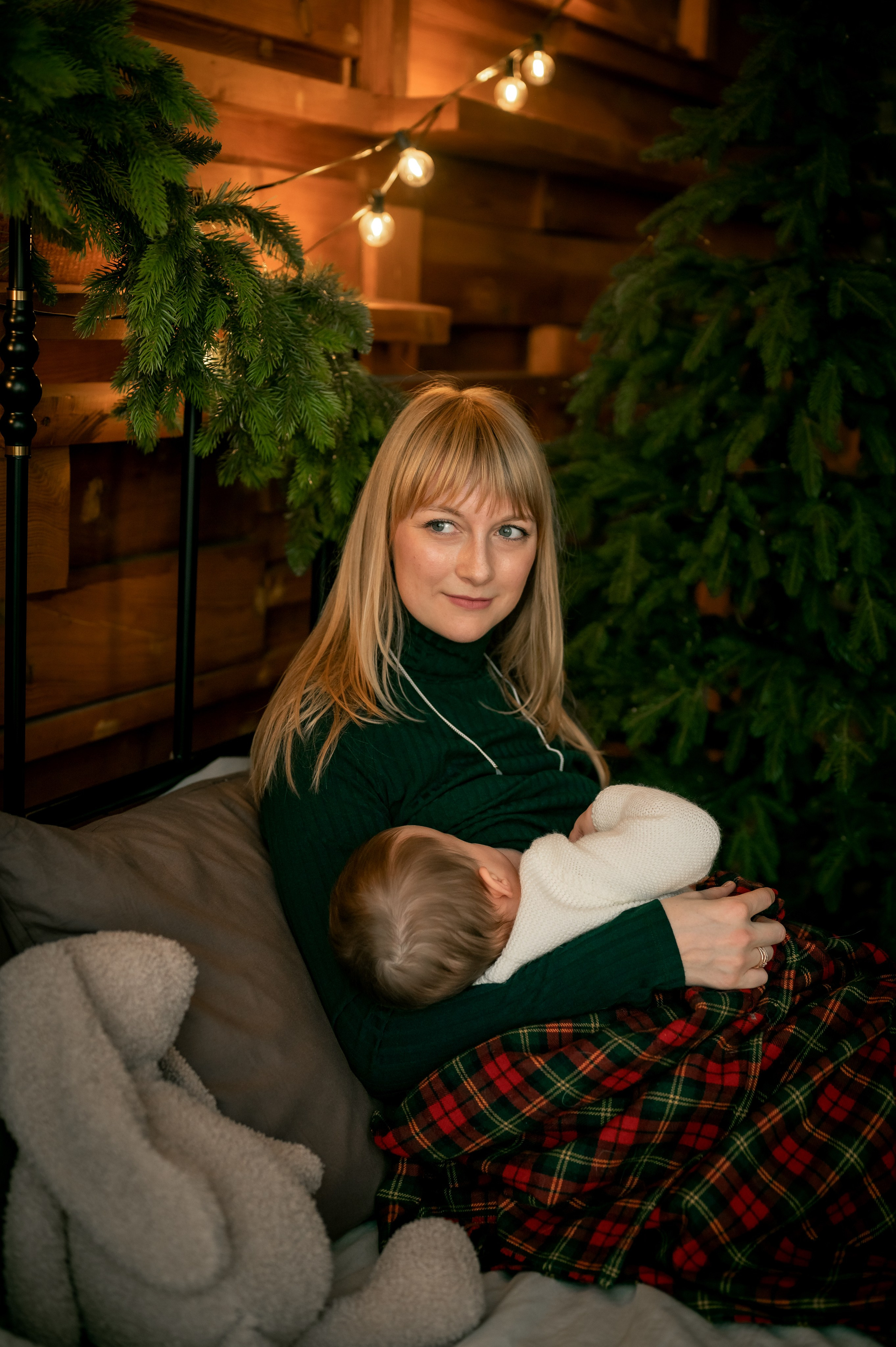 Новый год в студии. Фотограф новорождённых, семейный, школьный в городе Калуге Евгения