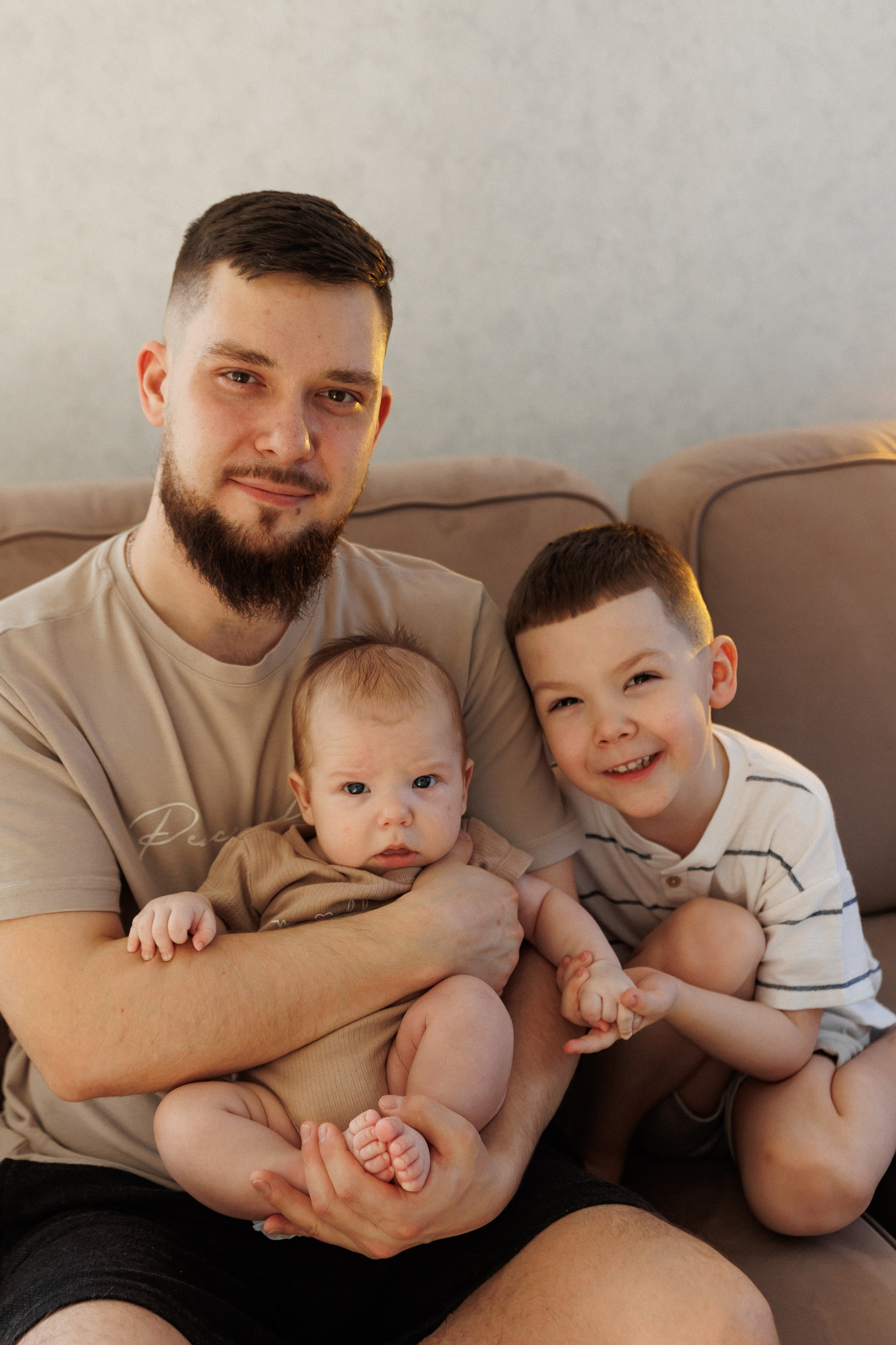 Дружная семья. Семейный фотограф Тюмень Ксения Дереглазова