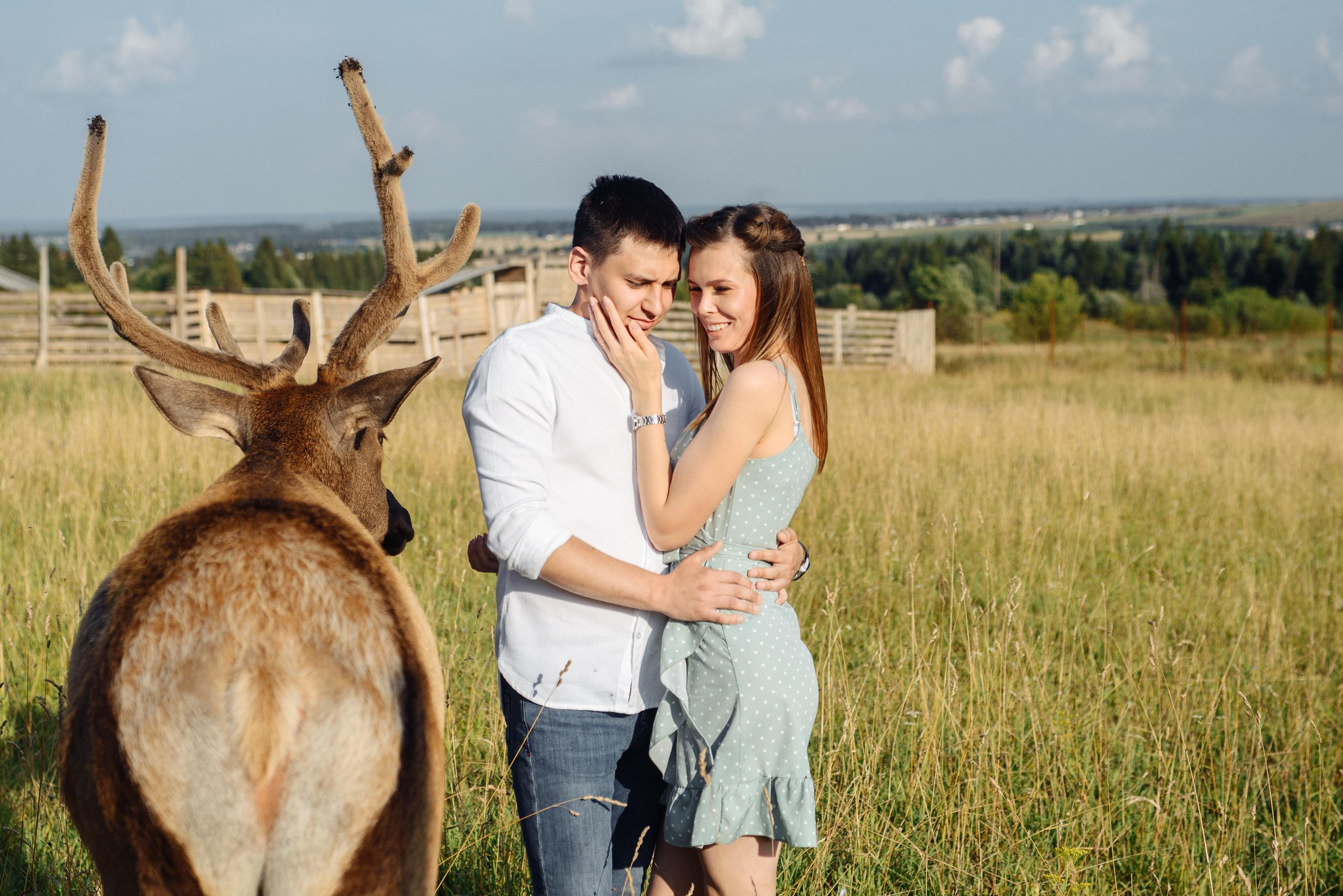 На Оленьей ферме. Свадебный фотограф Ижевск Петр Шишков