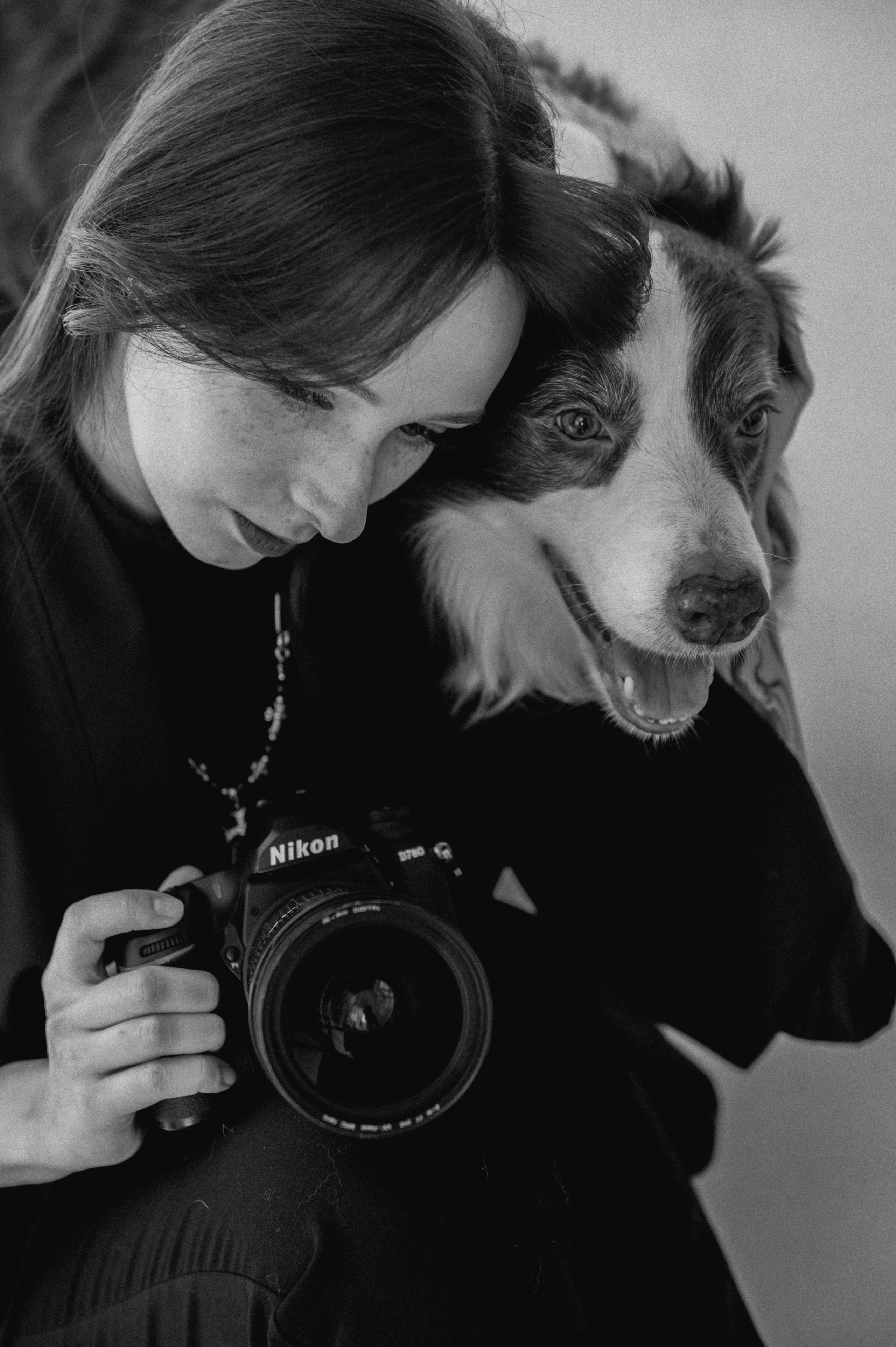 Аня и бордер-колли Вик (Королев, 2025). Анна Пушина, фотограф, Москва, Королев, Пушкино