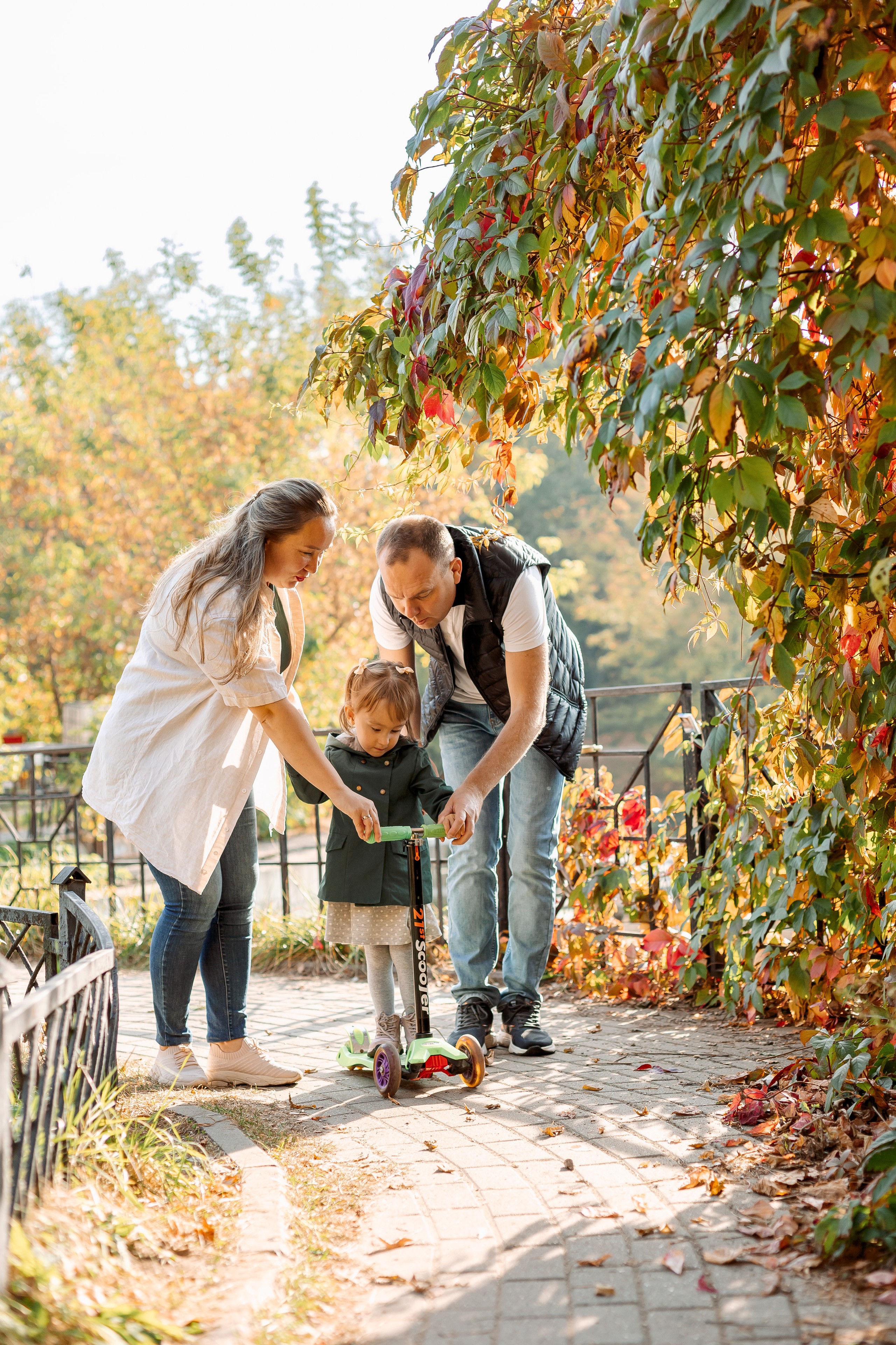 учимся на самокате