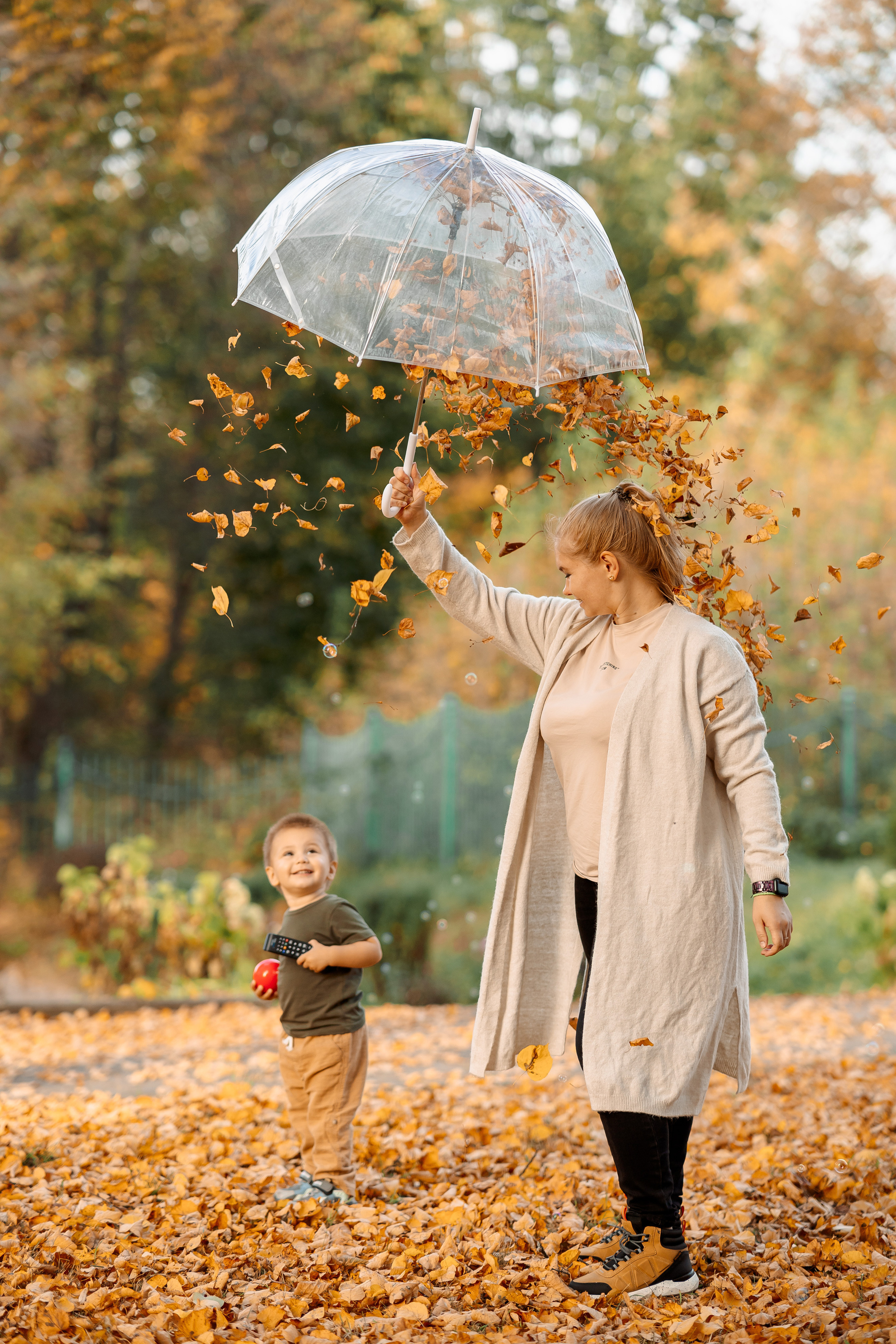 Осенняя фотосессия в парке. Семейный Фотограф в Москве Евгения Симоненко
