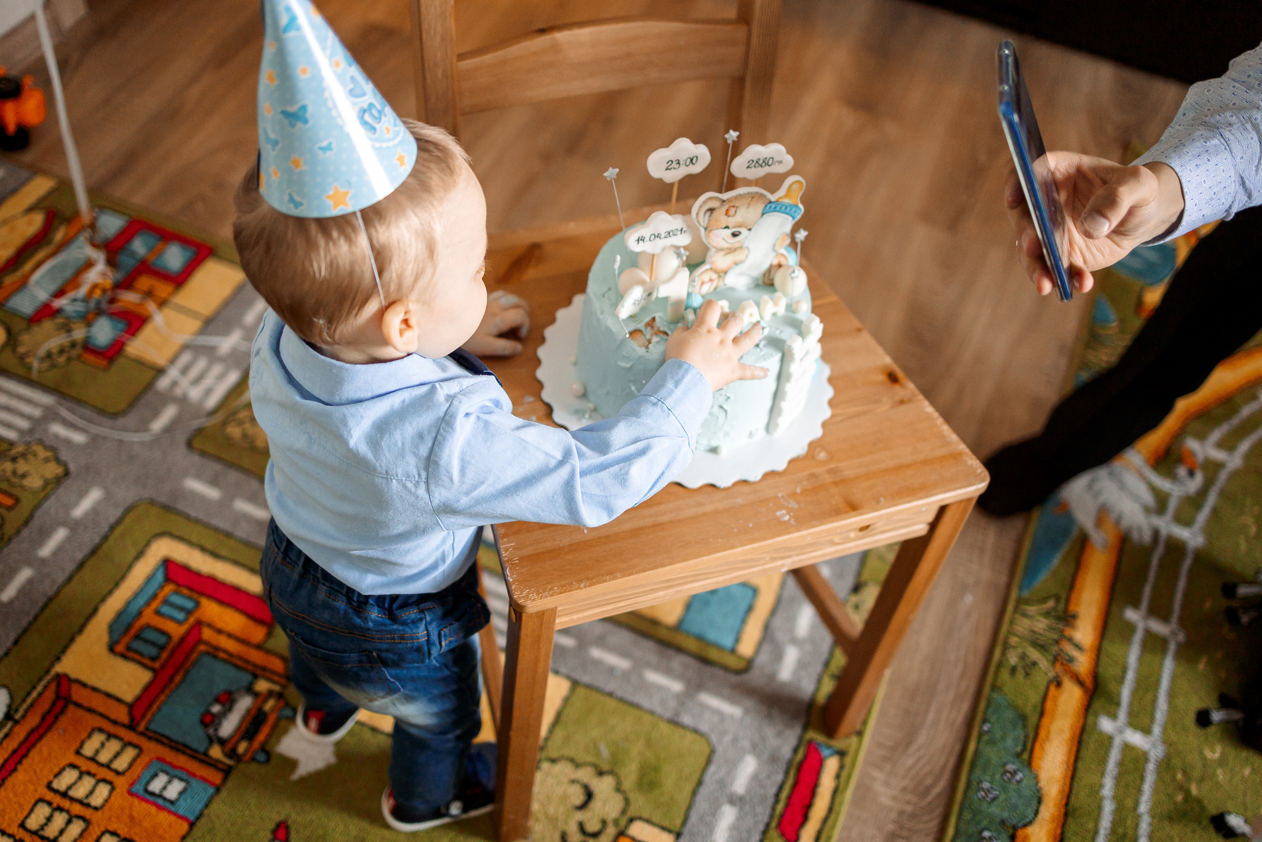 Первый тортик