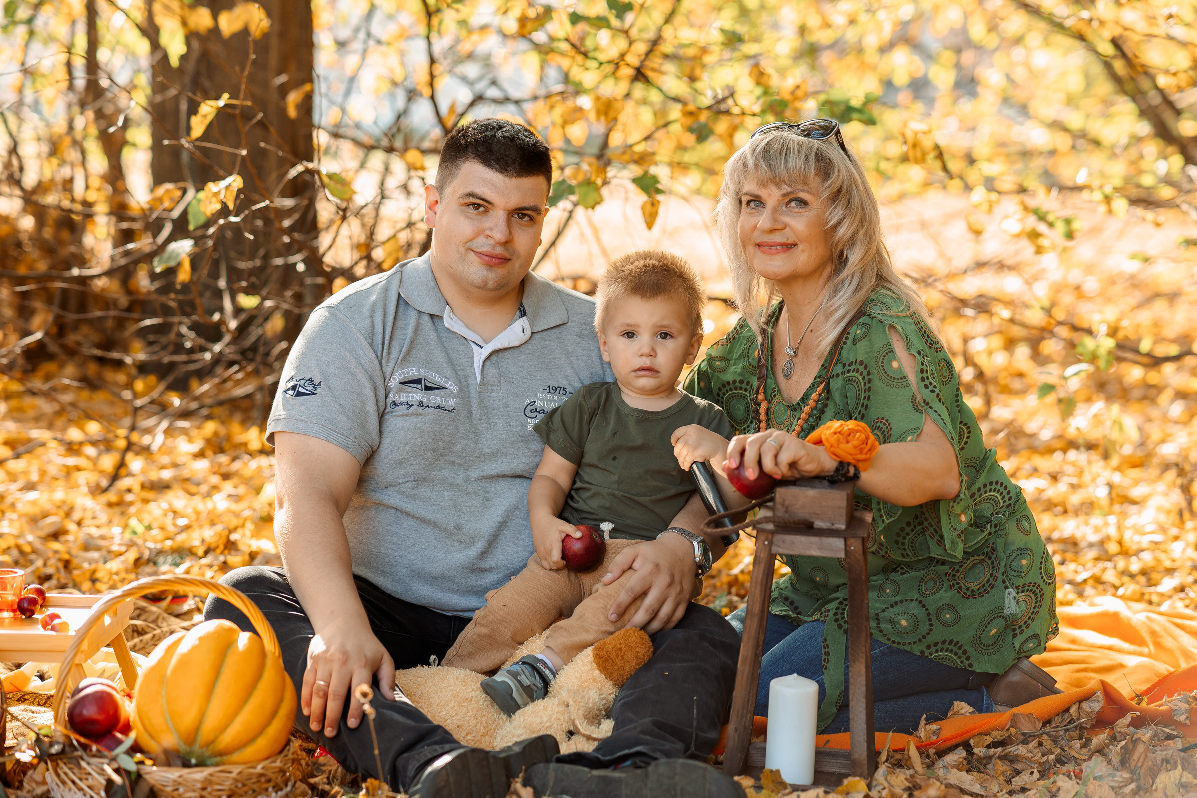 Осенняя фотосессия в парке. Семейный Фотограф в Москве Евгения Симоненко