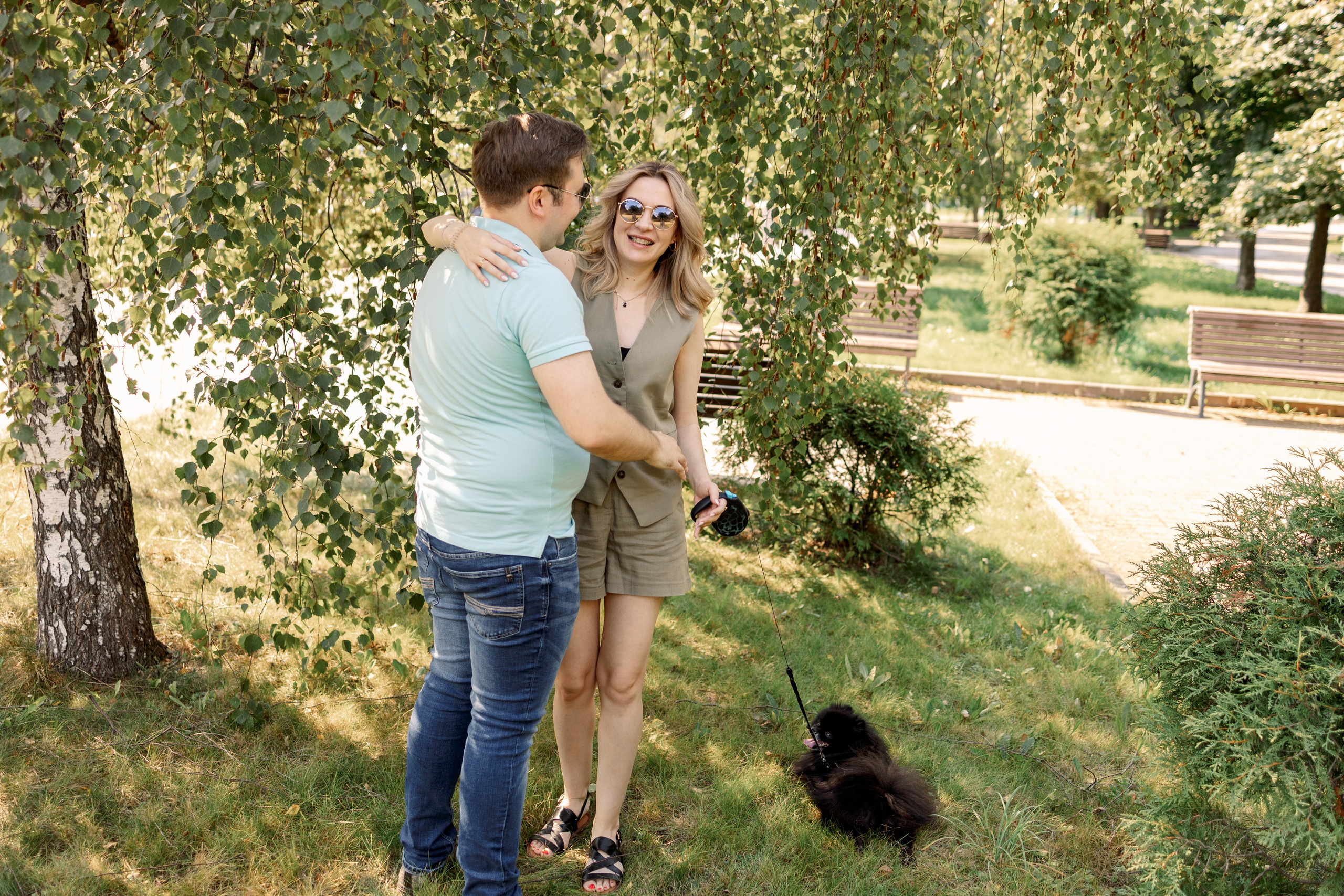 Love Story в парке Радуга. Семейный Фотограф в Москве Евгения Симоненко
