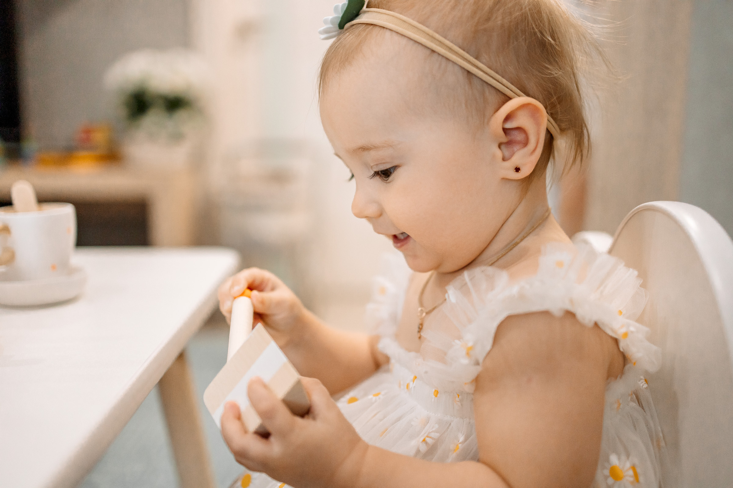 Первый тортик Даши. Семейный Фотограф в Москве Евгения Симоненко