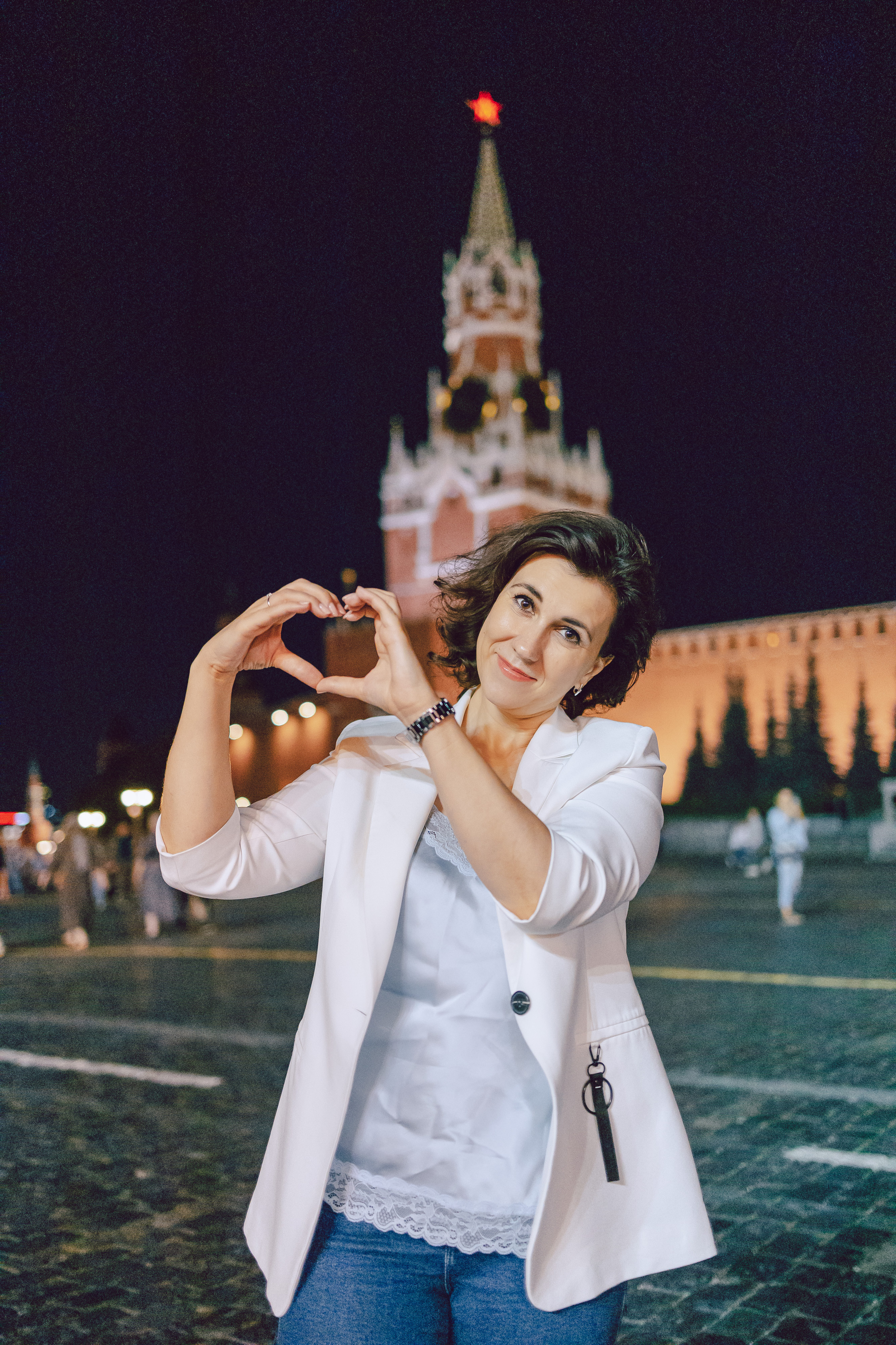 Прогулка по ночной Москве. Семейный Фотограф в Москве Евгения Симоненко