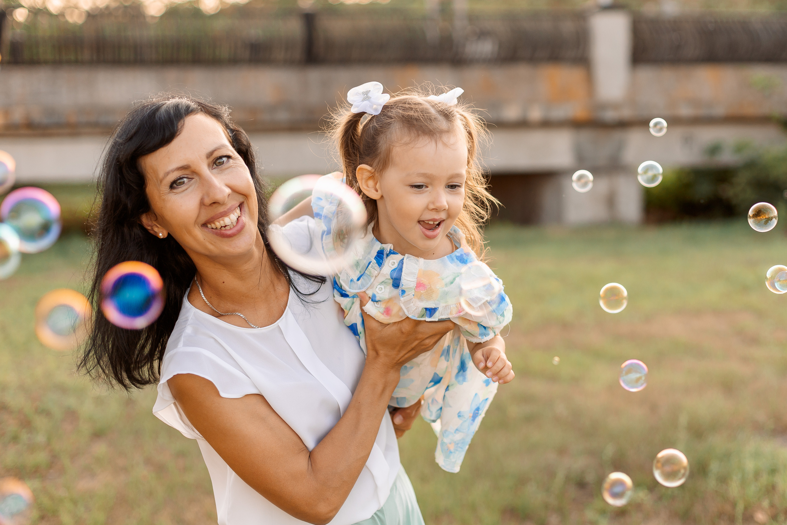 мыльные пузыри на съемке