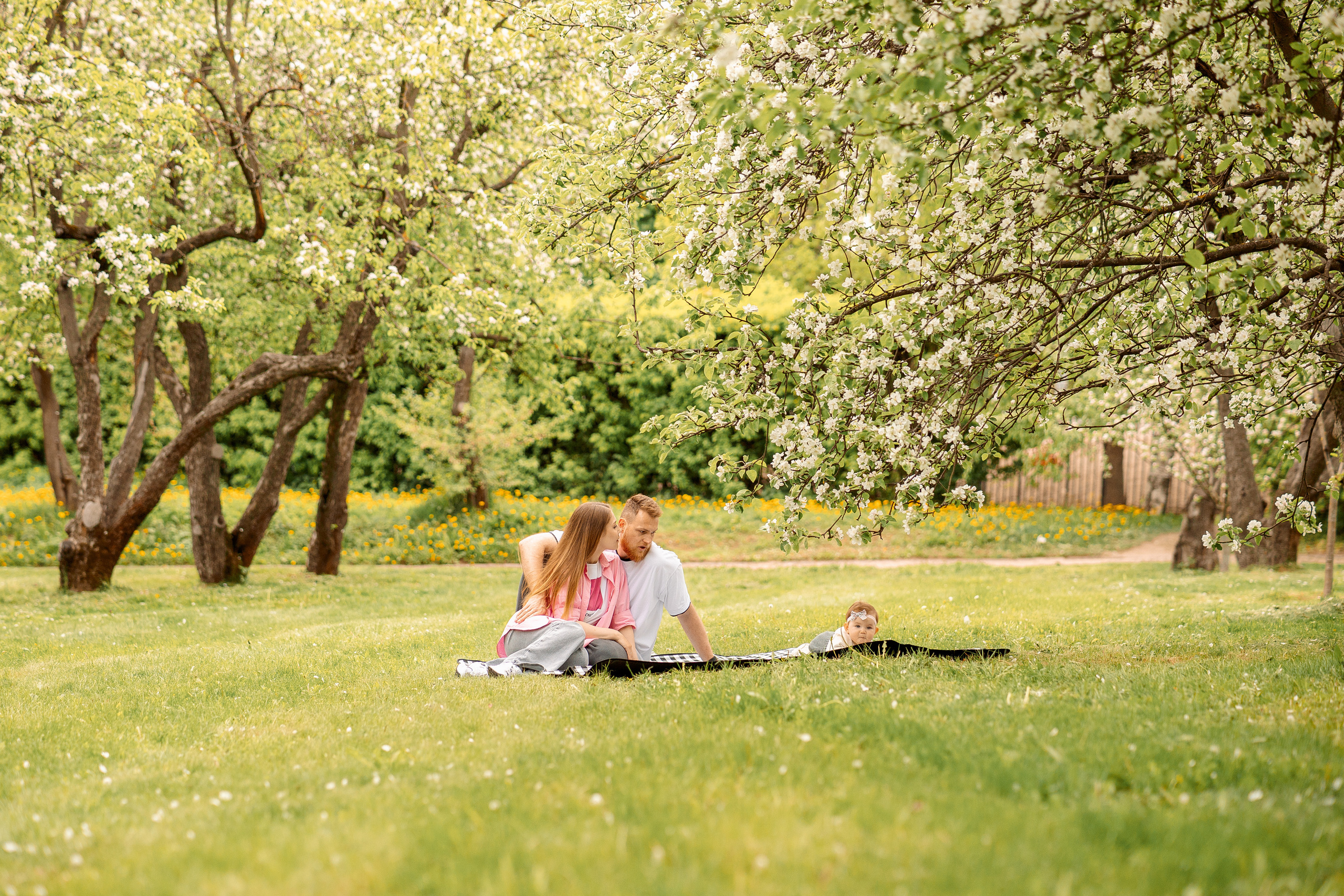 Цветение в парке Коломенское. Семейный Фотограф в Москве Евгения Симоненко