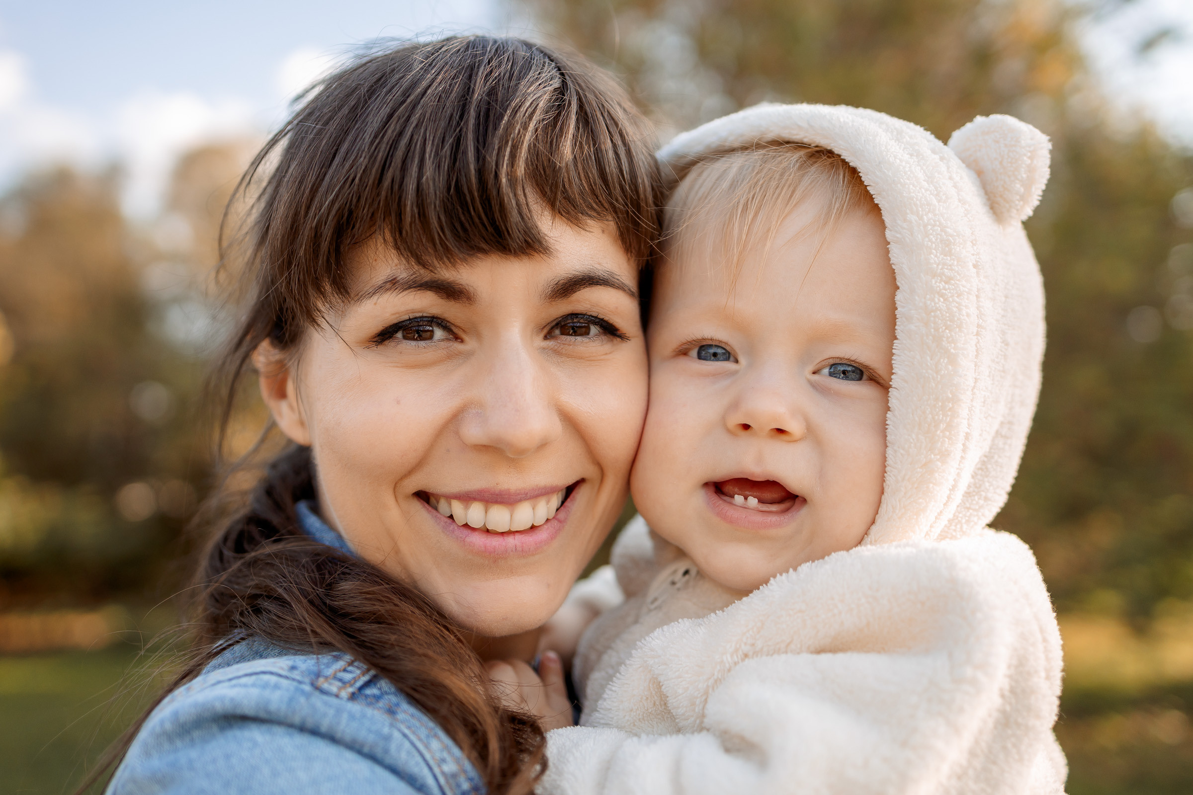 портрет с мамой