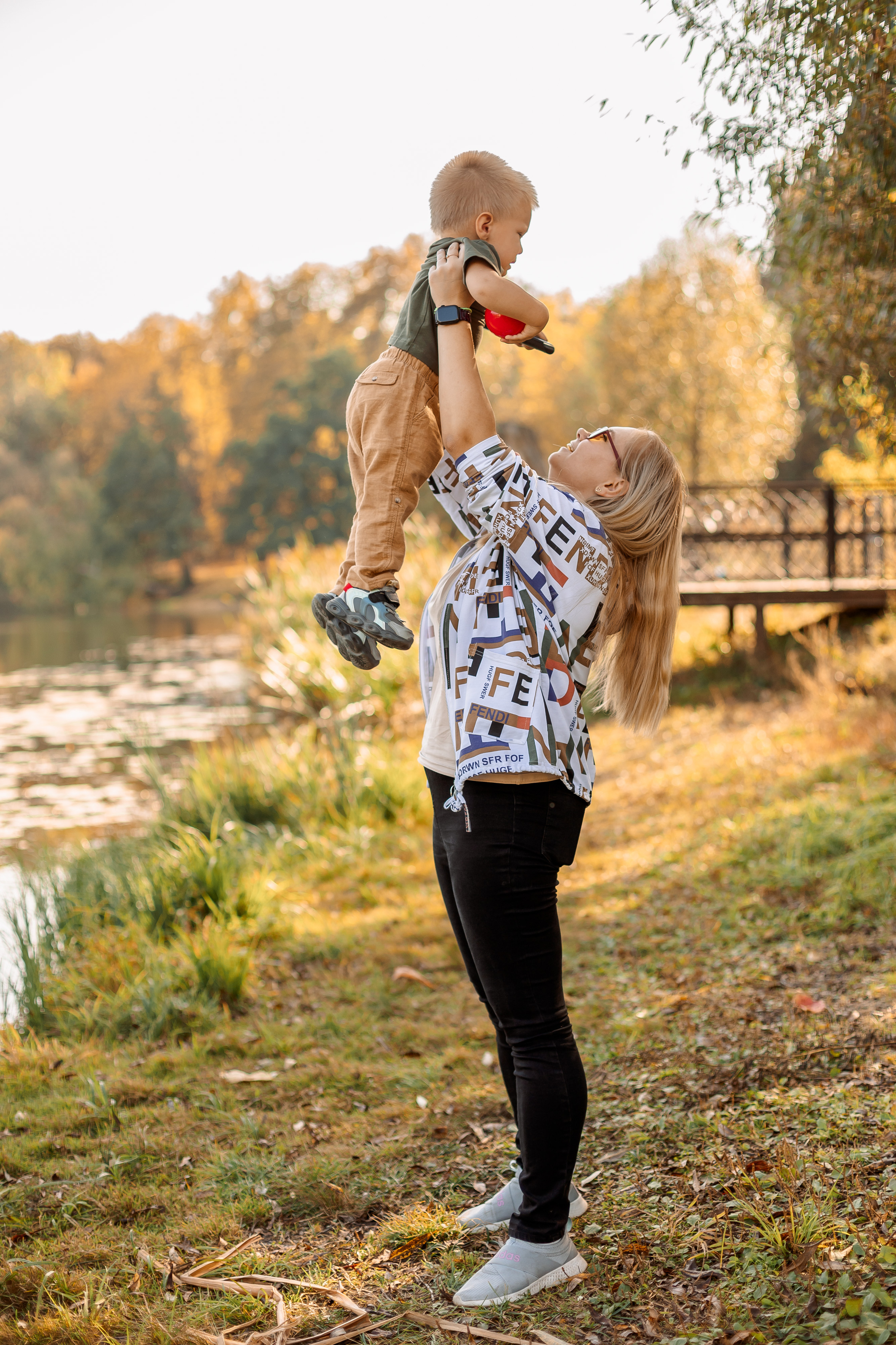 Осенняя фотосессия в парке. Семейный Фотограф в Москве Евгения Симоненко