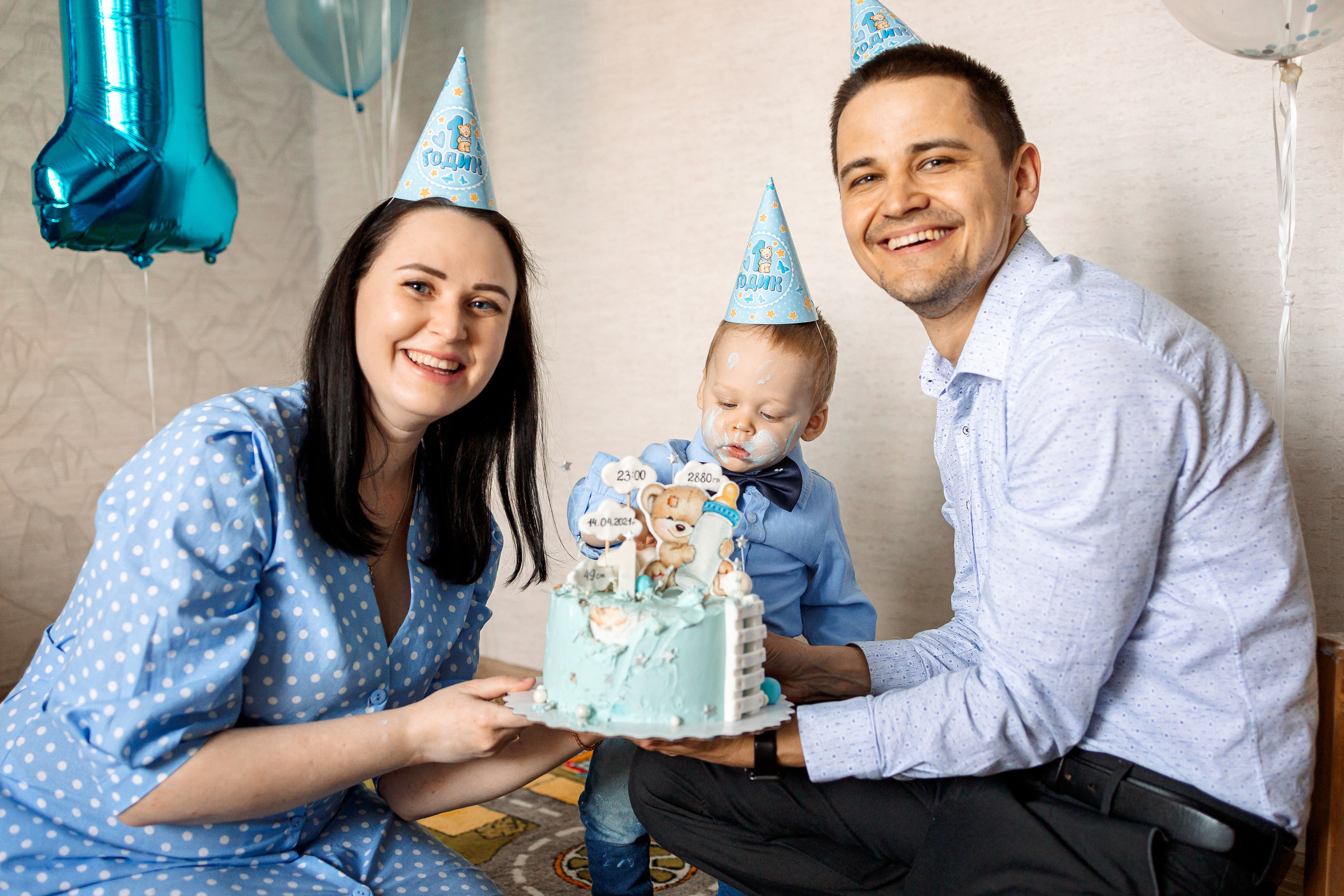 Первый тортик