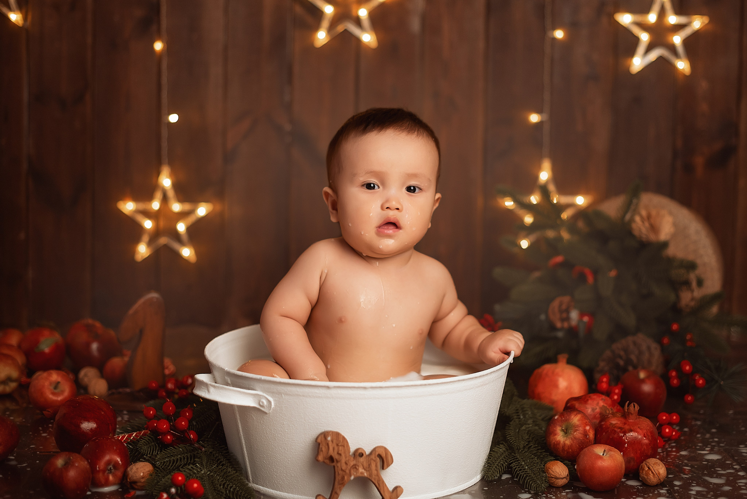 Детская съемка «Новогодние купашки». Детский фотограф в Санкт-Петербурге Татьяна Карпенко