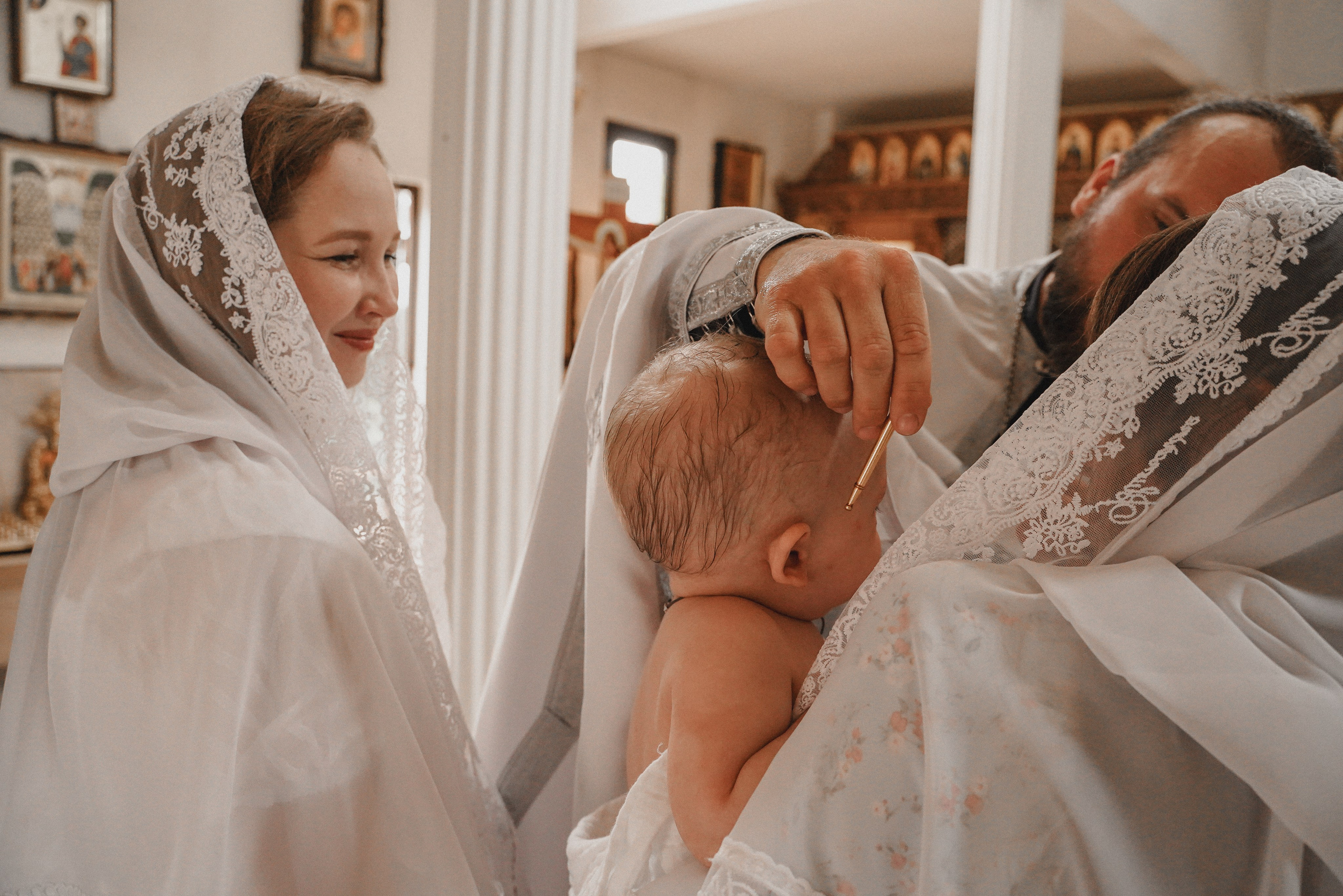 Крещение Лёвы. Семейный и женский фотограф в Краснодаре Анастасия Приймак