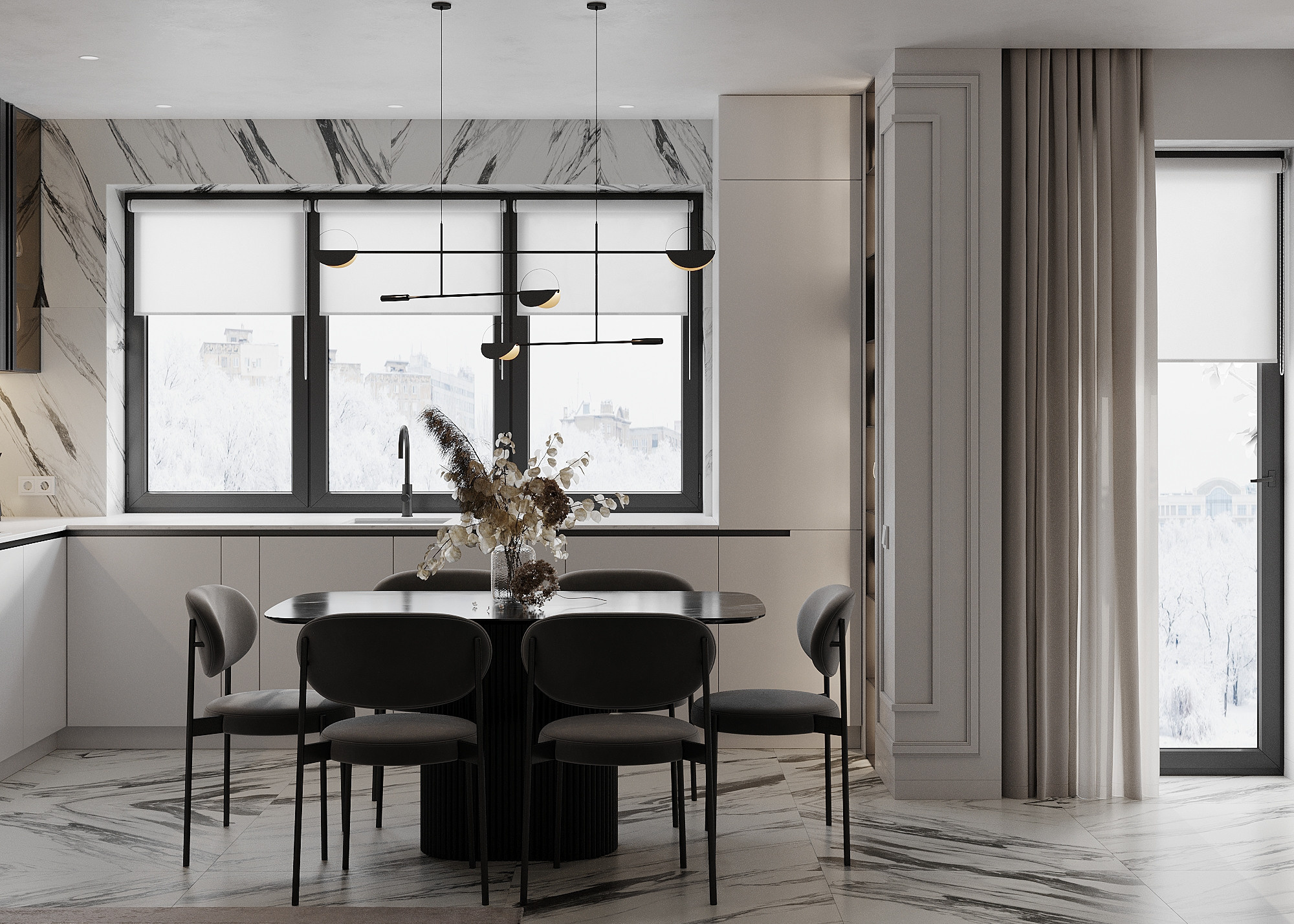 ЖК Мегаполис S90. Дизайн интерьера TATA VOLK