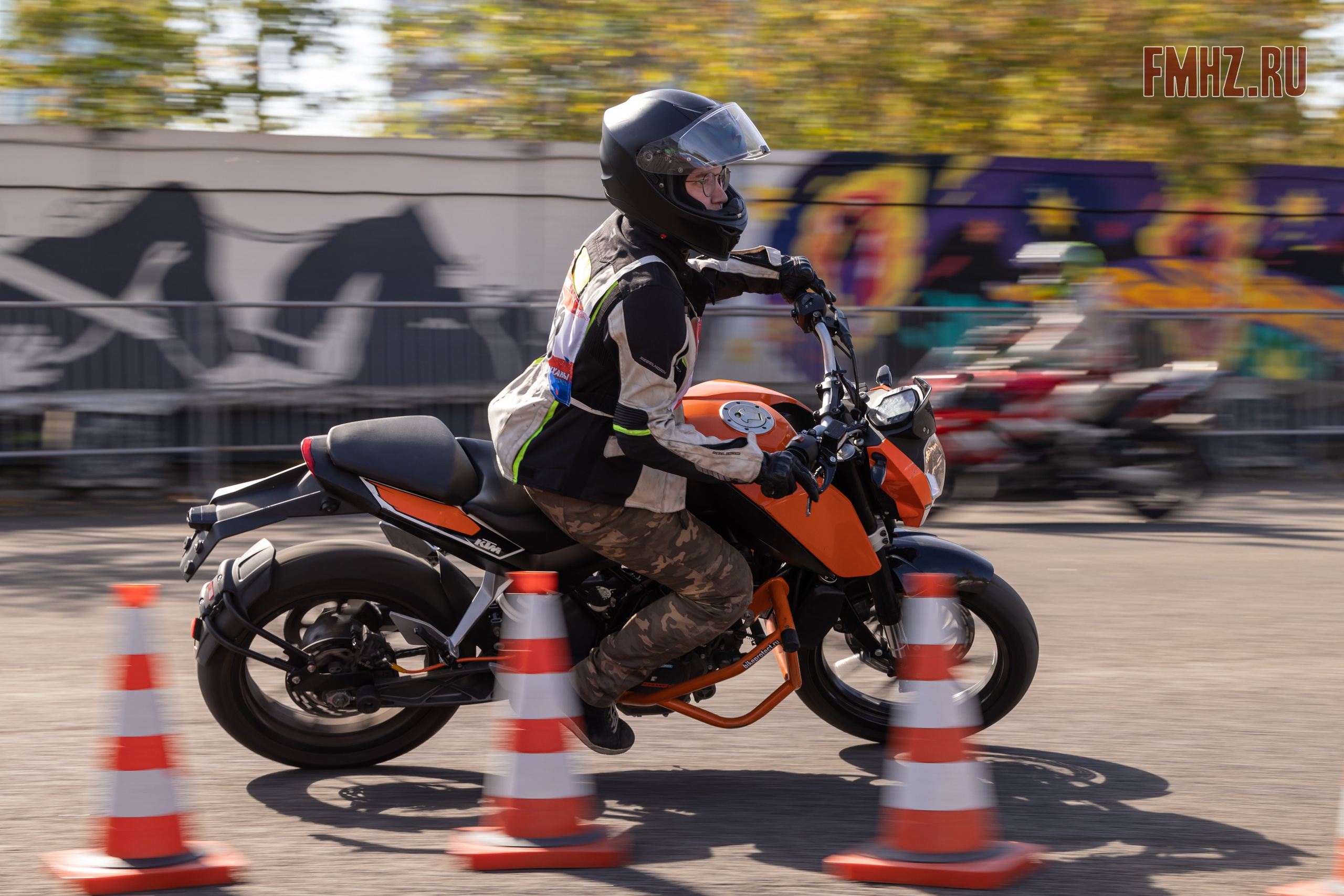 Соревнования по мотоджимхане на площадке Мосгортранс 15.09.2024. Фотограф Владимир Охрименко