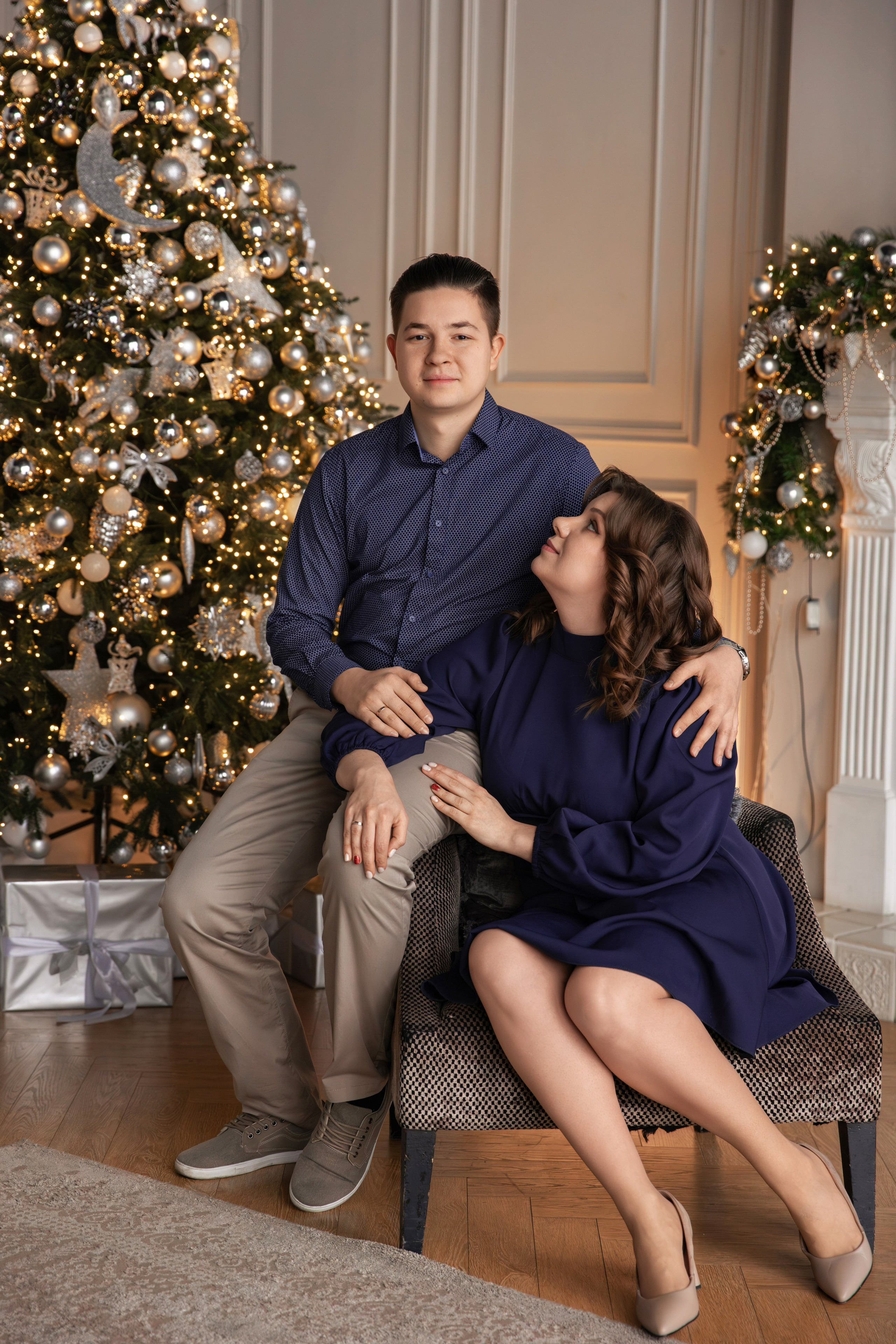 Семейный новый год. Семейный и женский фотограф в Москве Надежда Воробьева