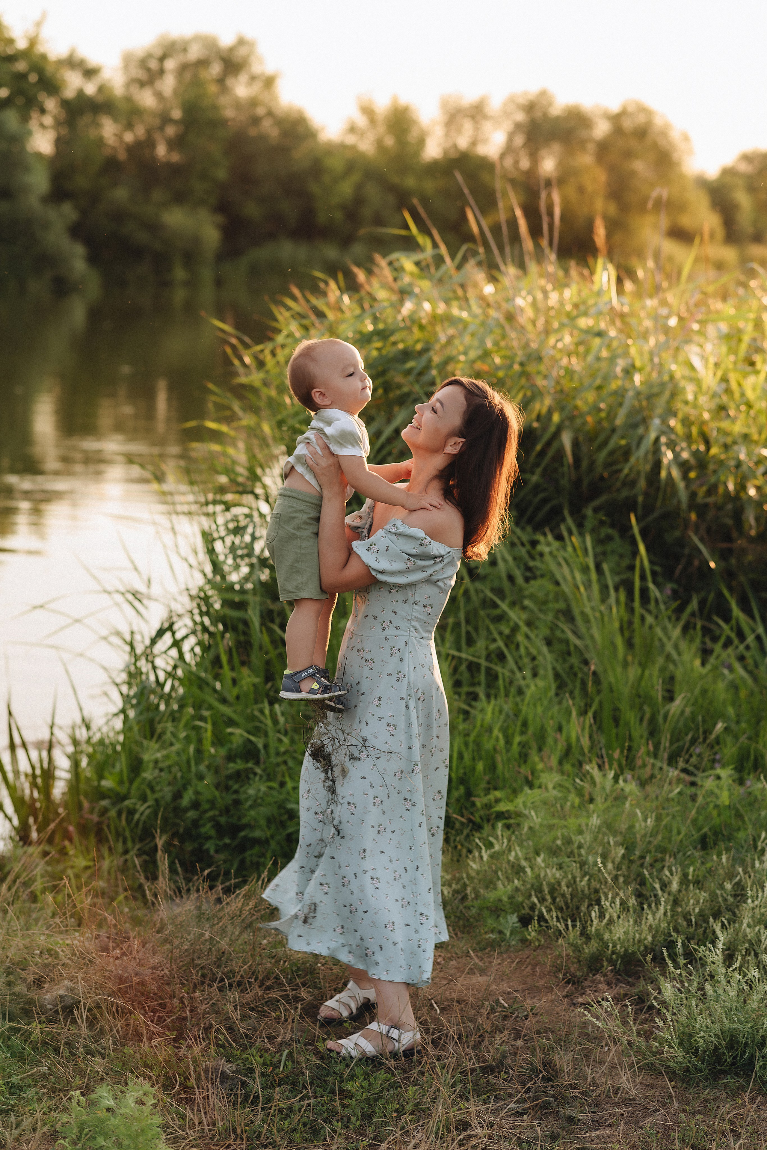 Семейная съемка на закате. Фотограф Карина Шмулёва. Воронеж и область