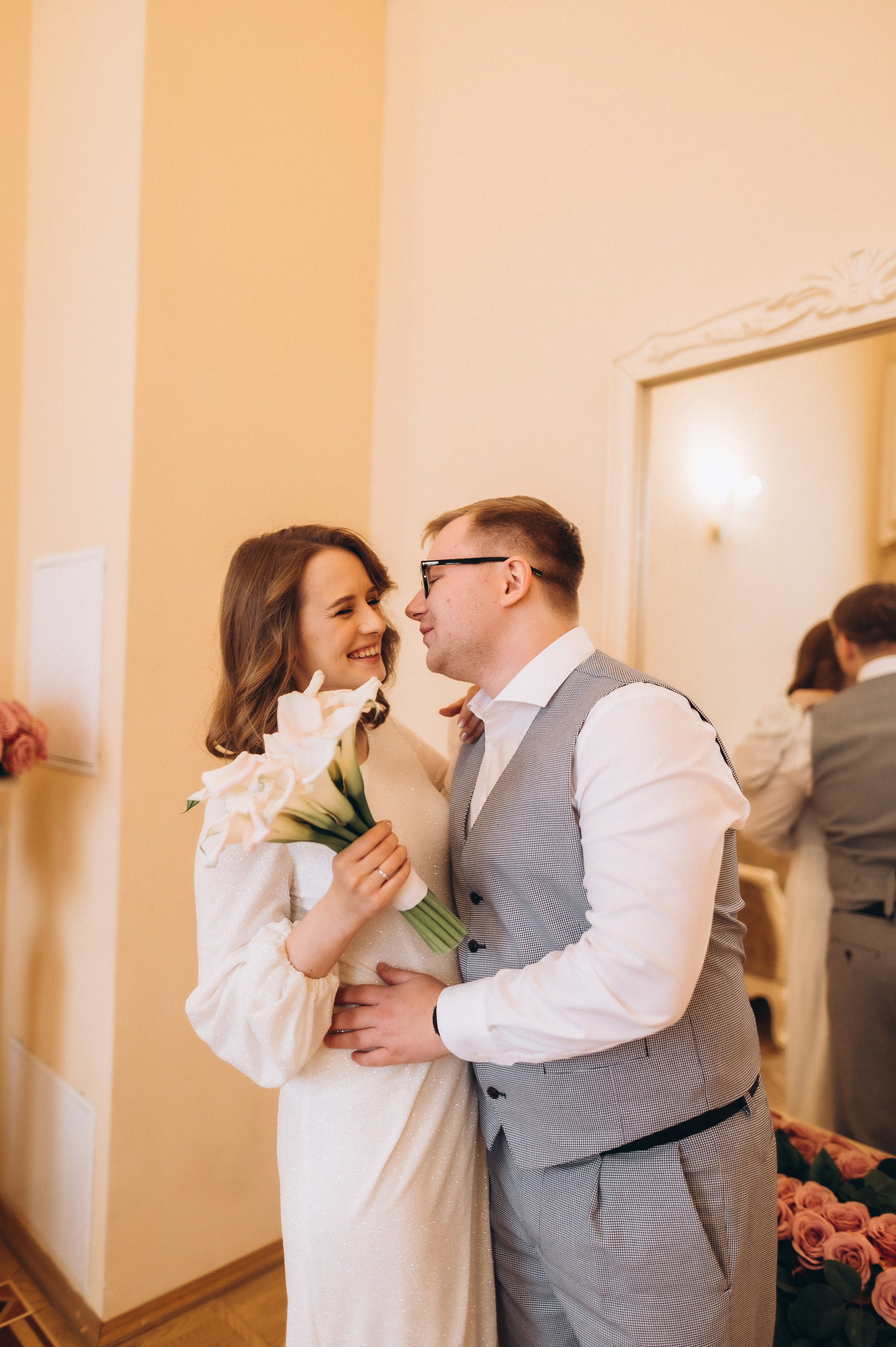 Загс+Оранжерея (камерная свадьба). Фотограф ПИТЕР СПБ Надежда Баранова