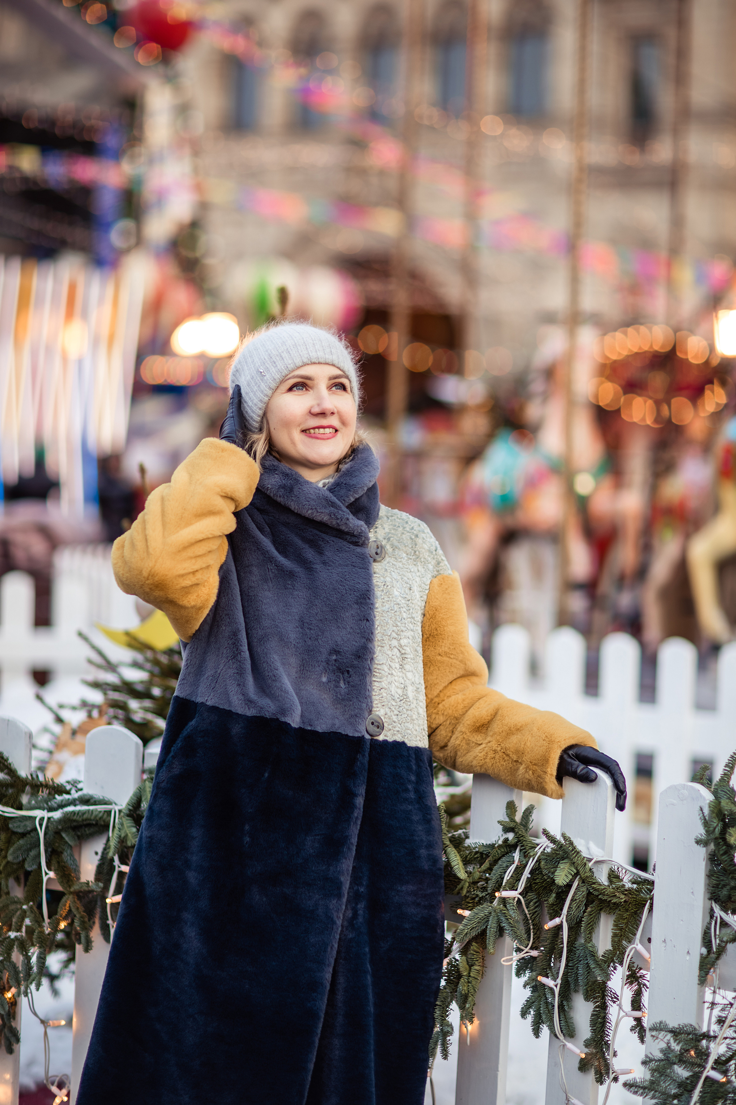 Новогодняя экспресс фотосессия на Красной площади. Фотограф в Москве. Контент для блога. В портфолио и просто на память