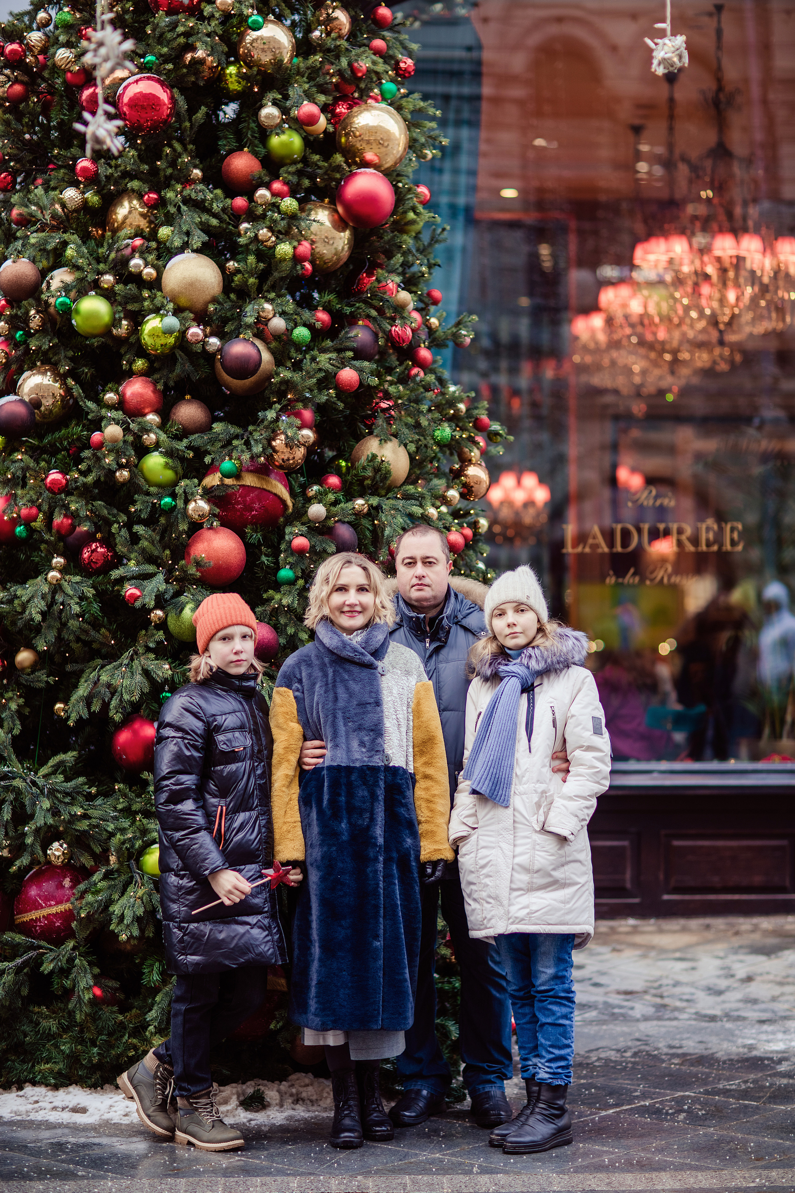 Новогодняя экспресс фотосессия на Красной площади. Фотограф в Москве. Контент для блога. В портфолио и просто на память