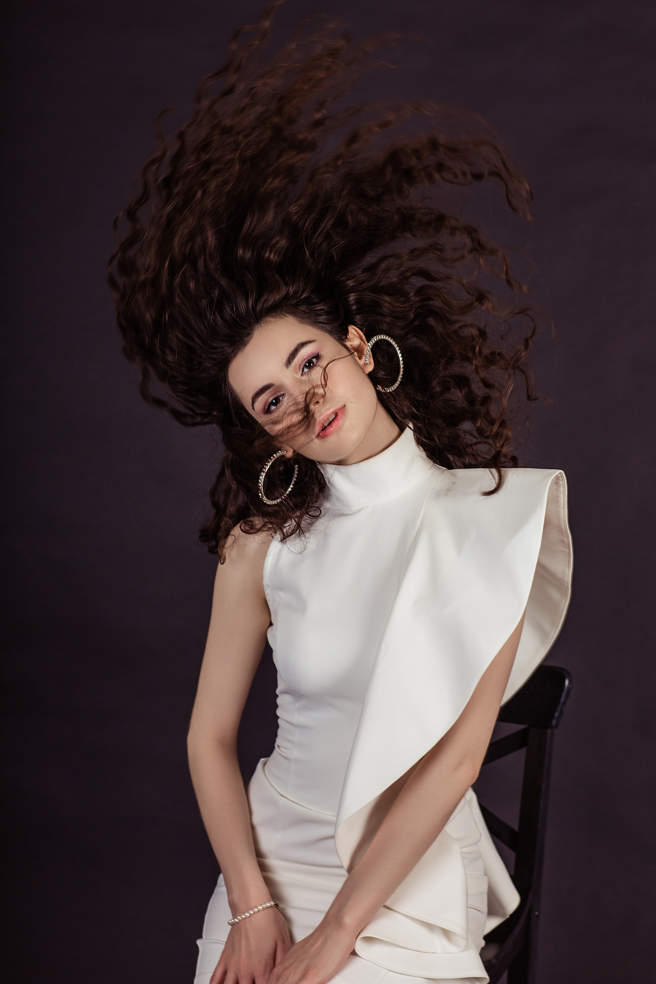 Портретная фотосессия в студии в Москве. Фотограф в Москве. Контент для блога. В портфолио и просто на память