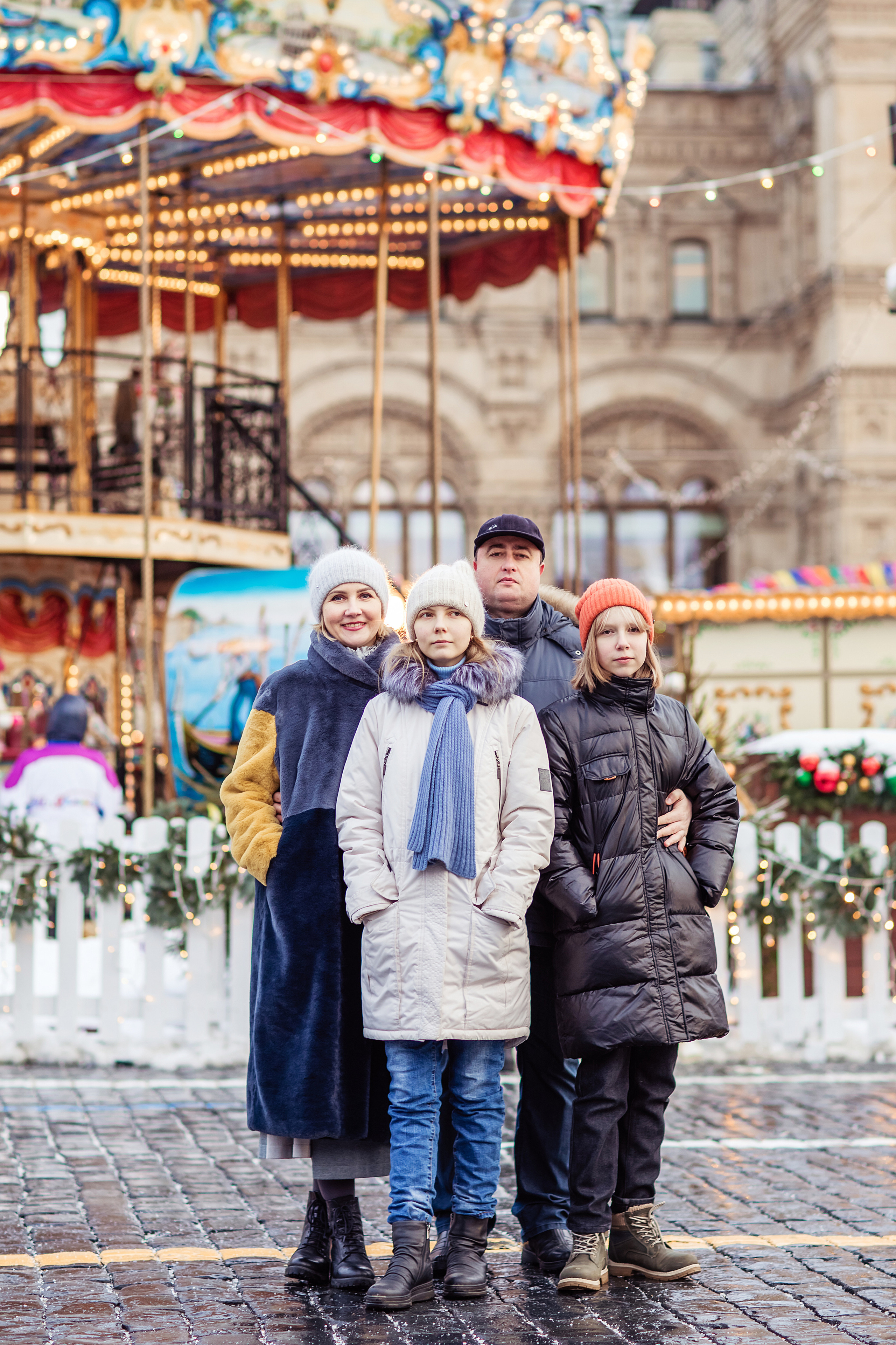 Новогодняя экспресс фотосессия на Красной площади. Фотограф в Москве. Контент для блога. В портфолио и просто на память