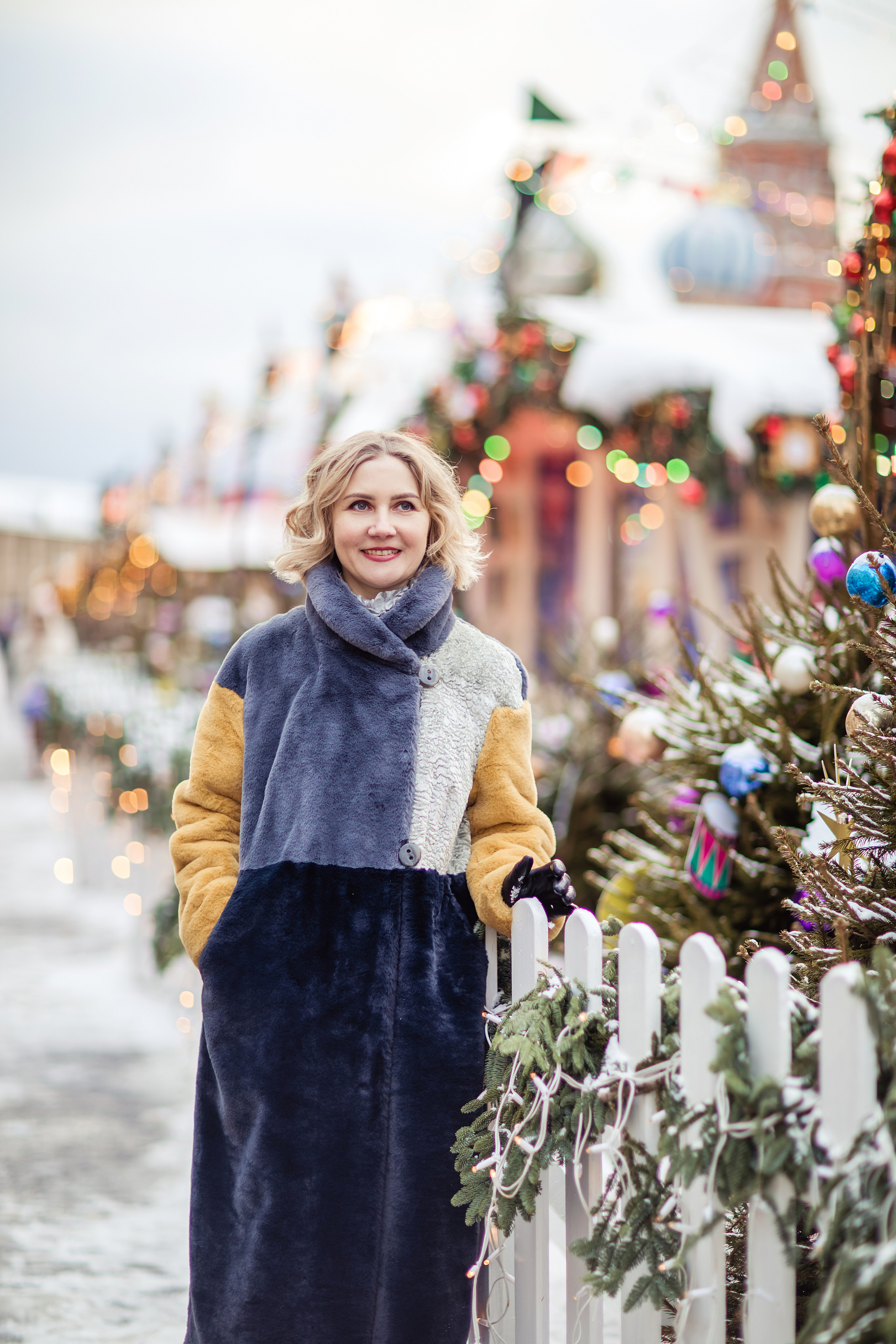 Новогодняя экспресс фотосессия на Красной площади. Фотограф в Москве. Контент для блога. В портфолио и просто на память