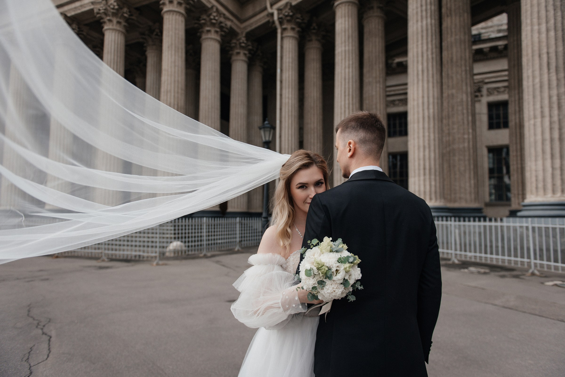 свадебная фотосессия у Казанского собора