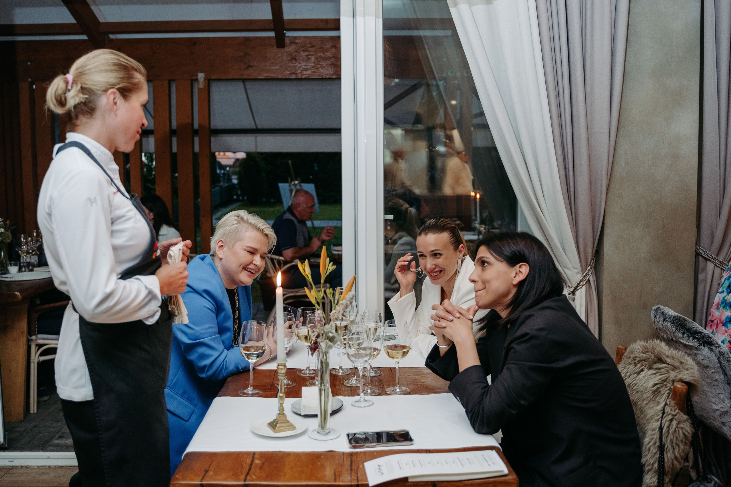 Открытый ужин с Mishlen Шеф Поварами. Репортажный и свадебный фотограф в Москве Рая Небогатова