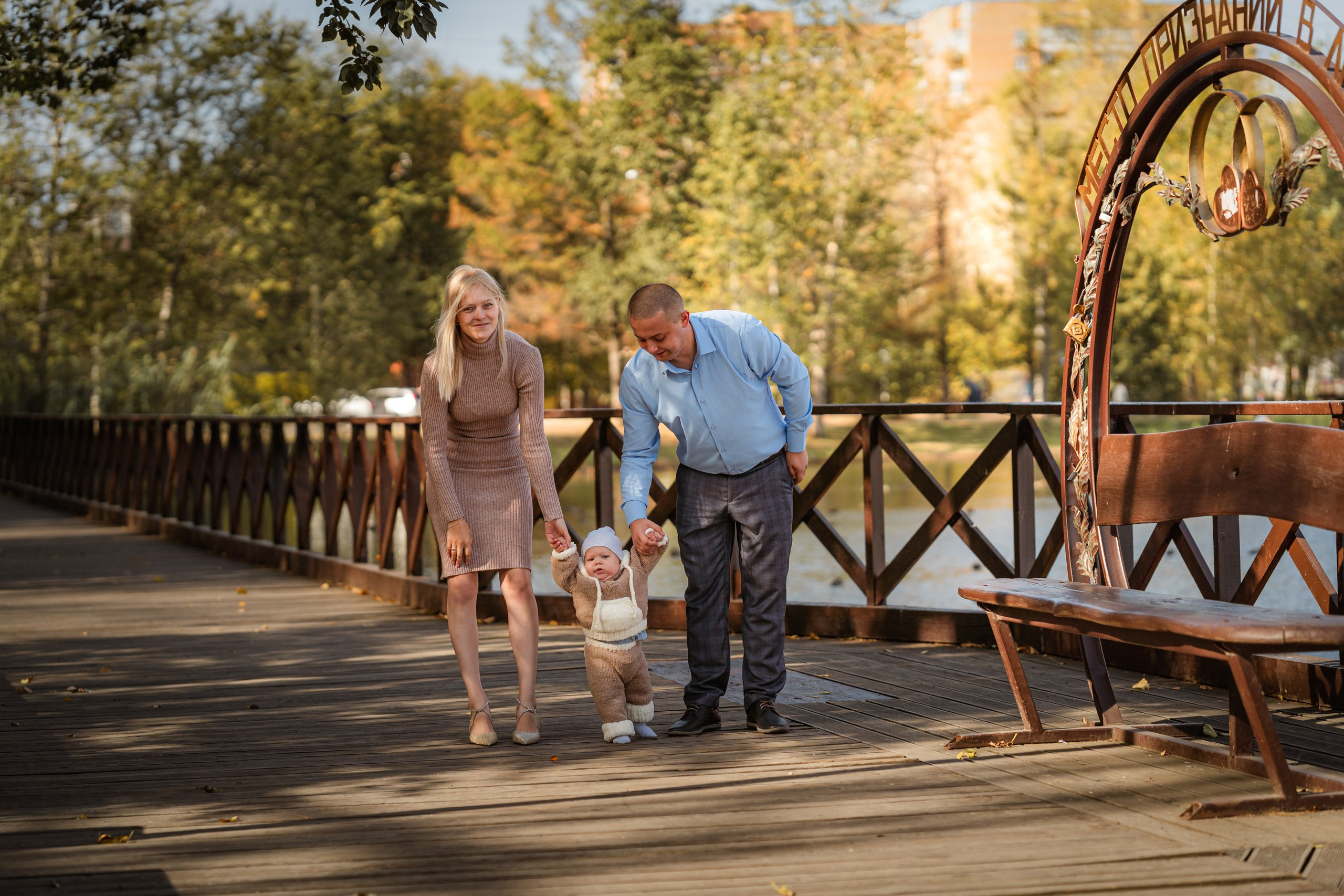 Фотопрогулка осенью. Семья Ирины