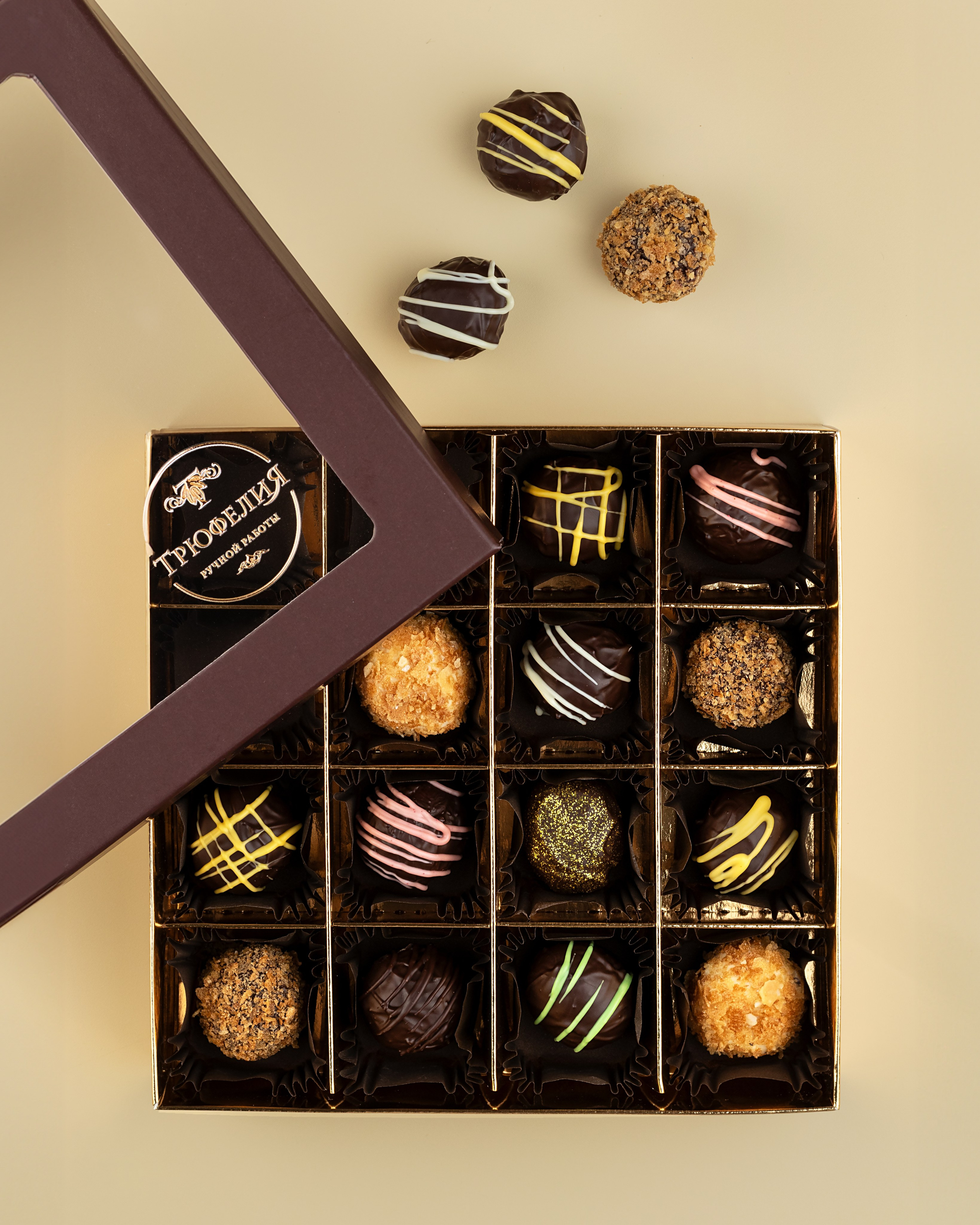 Предметная фотосъёмка шоколадных конфет ручной работы. Фуд-фотограф и предметный фотограф в Москве Анна Первова
