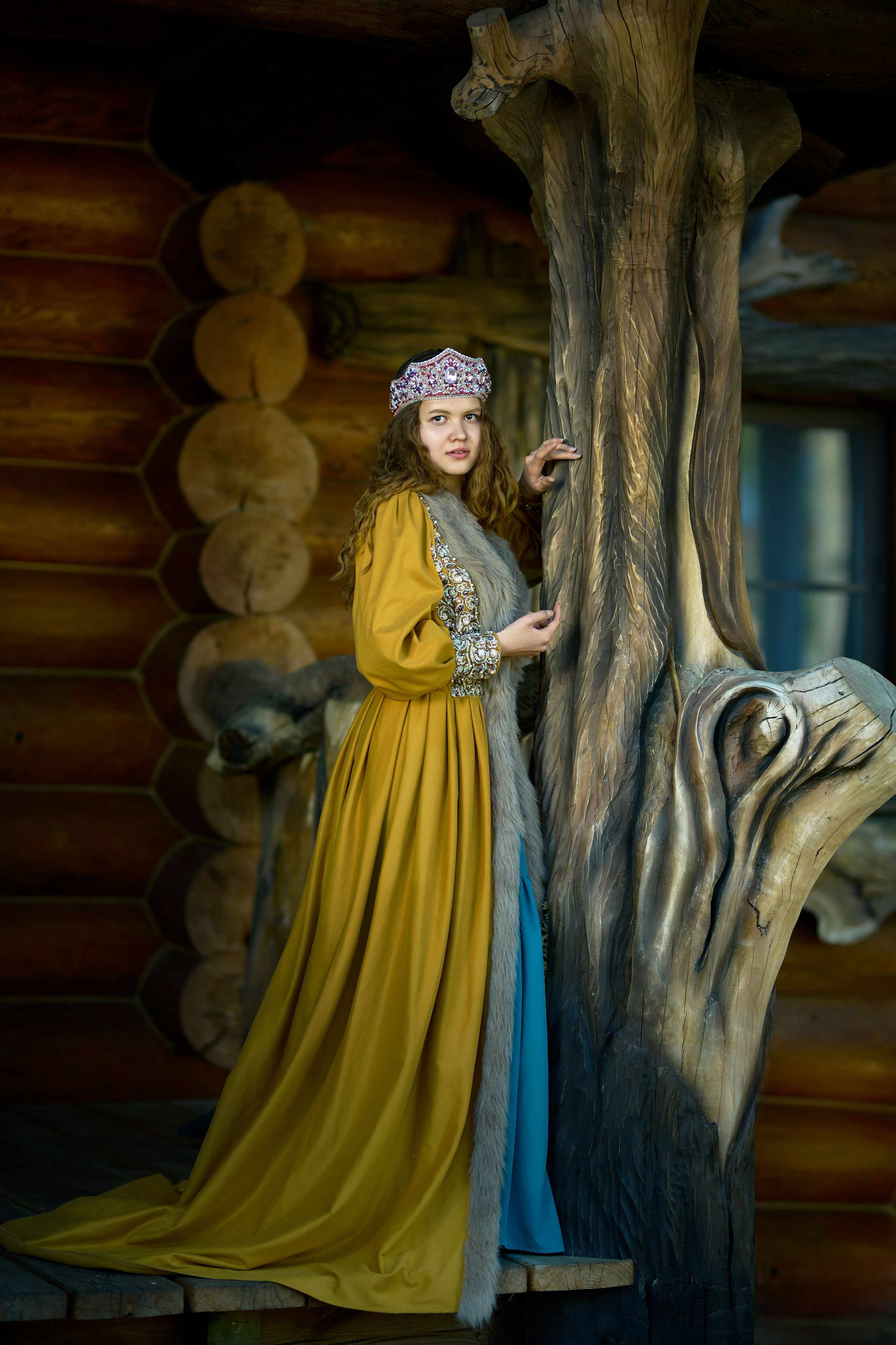 Фотосессия в национальном и сказочном костюме стиле русских народных сказок